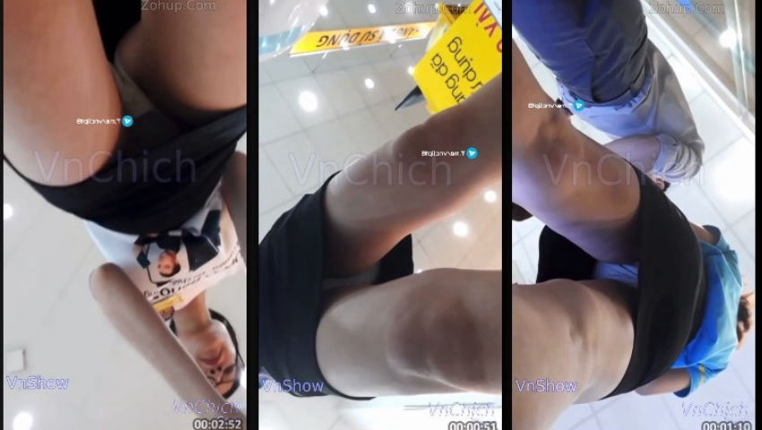 Quay lén dưới váy của mấy em bán hàng ở điện máy xanh cực ngon nè ~ Sex quay lén