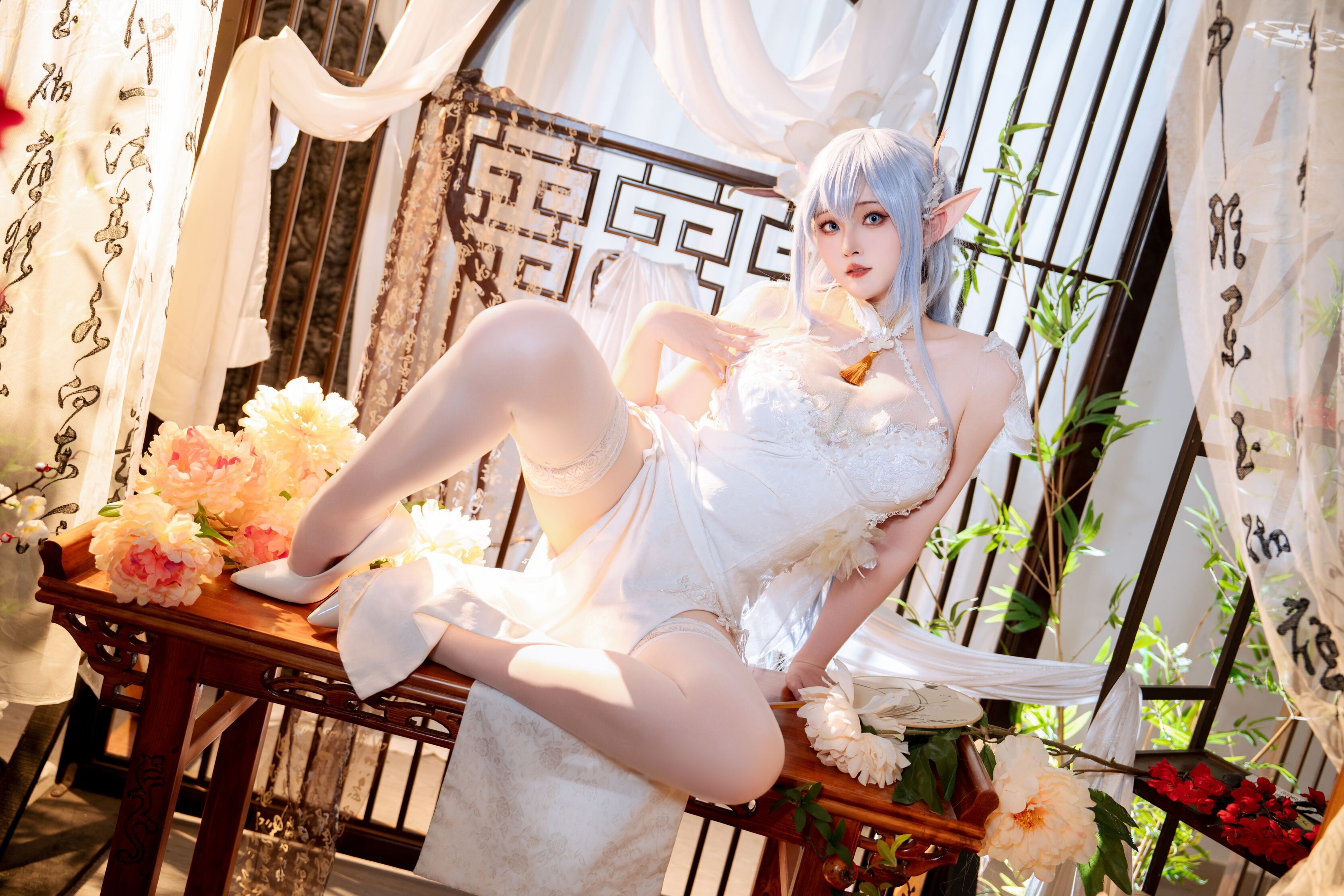 Đọc truyện hentai Tuyển tập Albums siêu phẩm Cosplay - Chap 978 - Natsuko - Azur Lane Albion Cheongsam