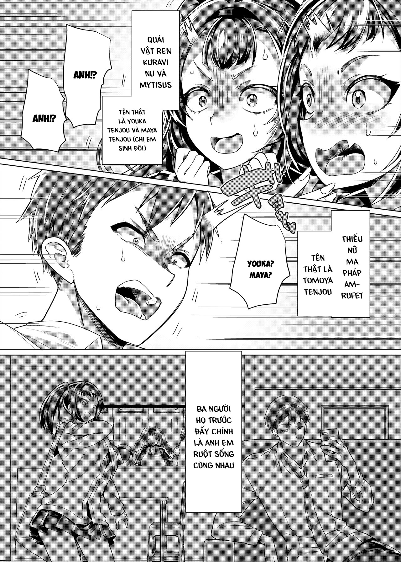 Đọc truyện hentai Thiếu nữ ma pháp và hành trình giải cứu em gái - Oneshot