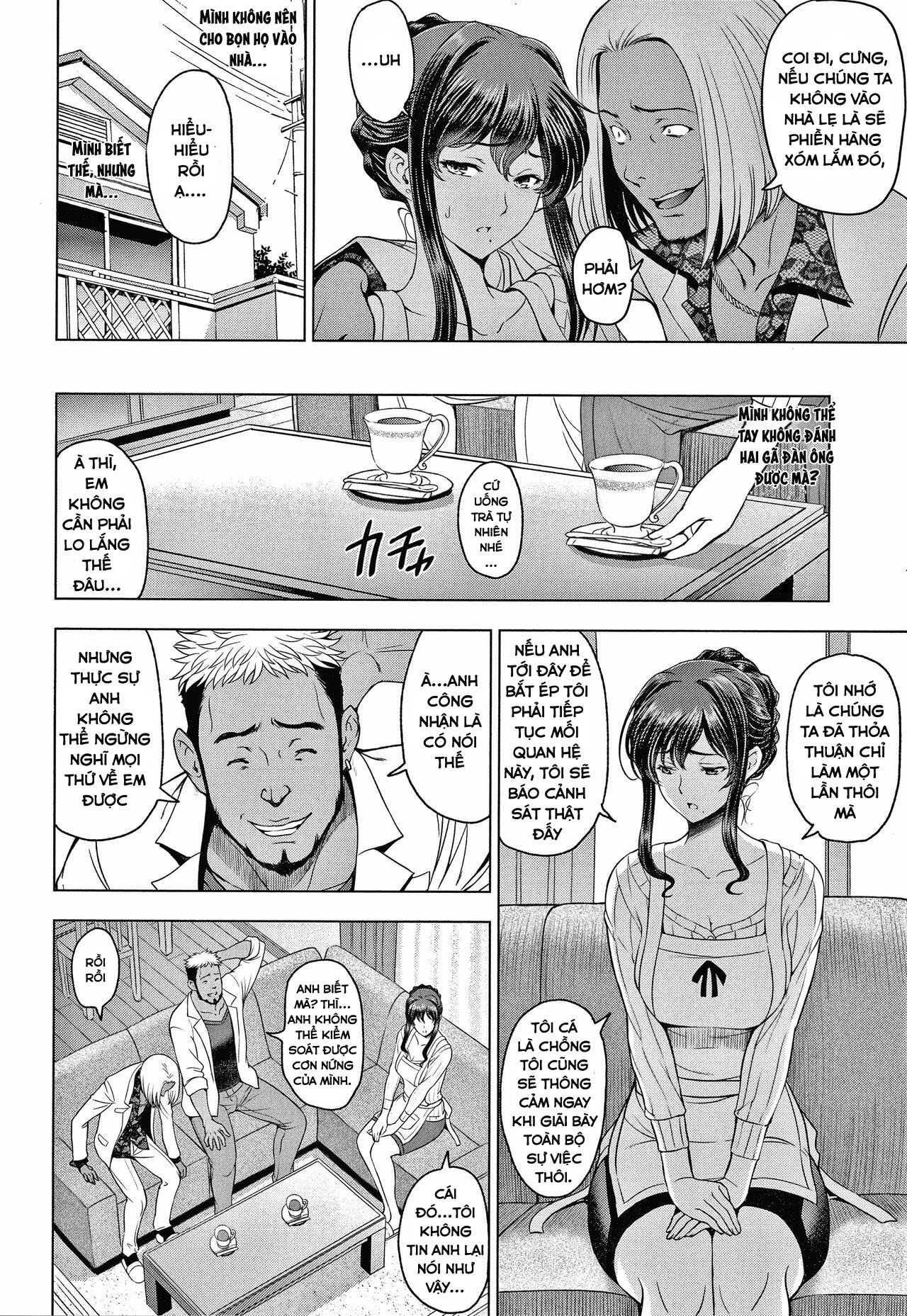 Đọc truyện hentai Bạo dâm người phụ nữ xinh đẹp ướt át đã lập gia đình Netorare-Siu phẩm - Chap 2