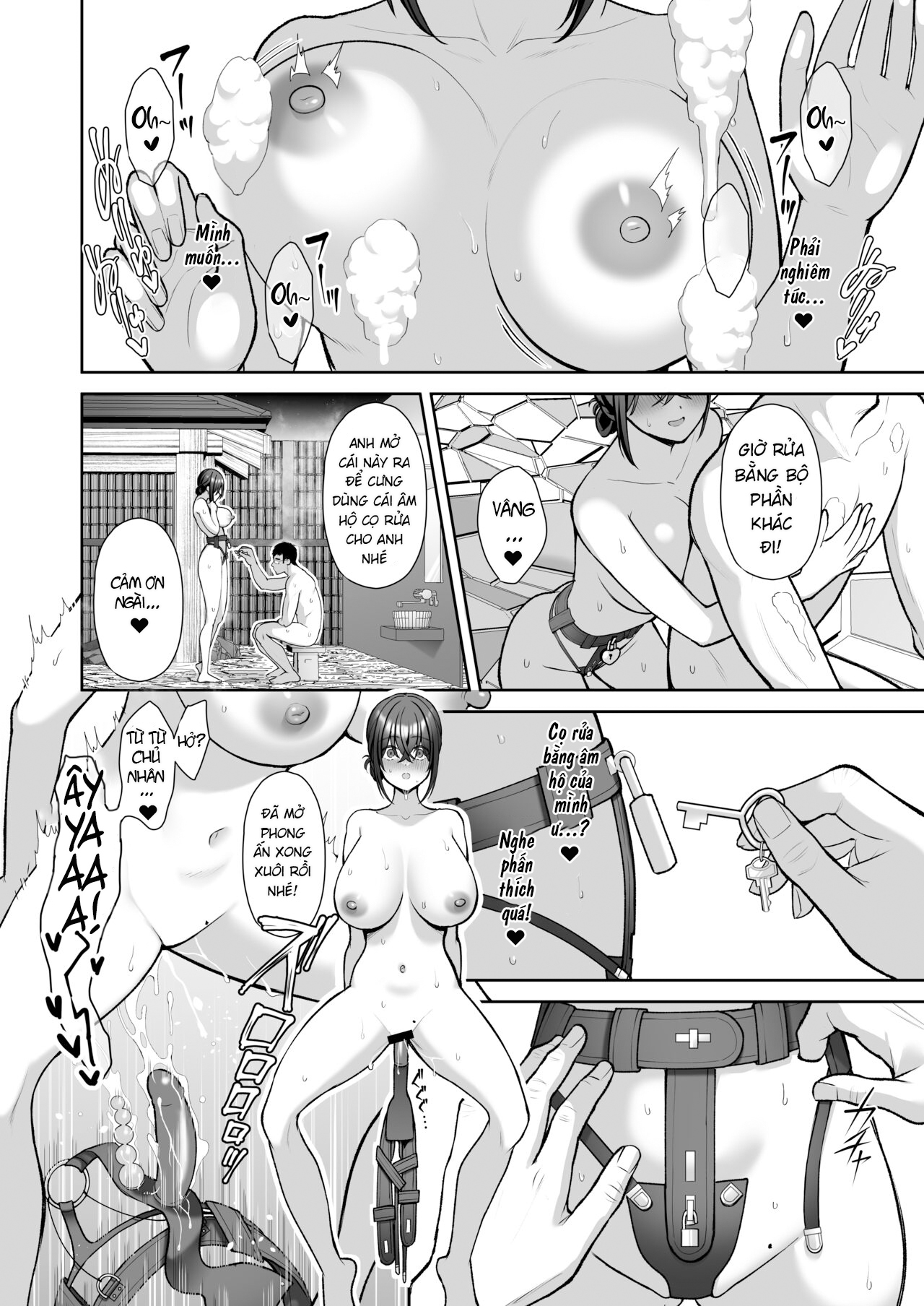 Đọc truyện hentai Hậu trường M phái OL huấn luyện thủ dâm - Utakata 4