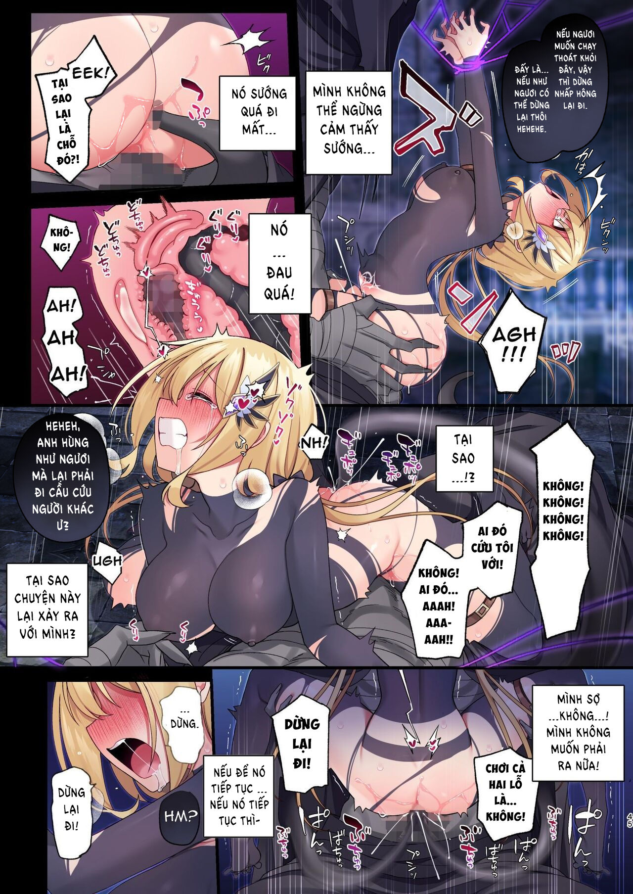 Đọc truyện hentai Chuyến phiêu lưu của anh hùng-chan đã đi đến hồi kết - Oneshot