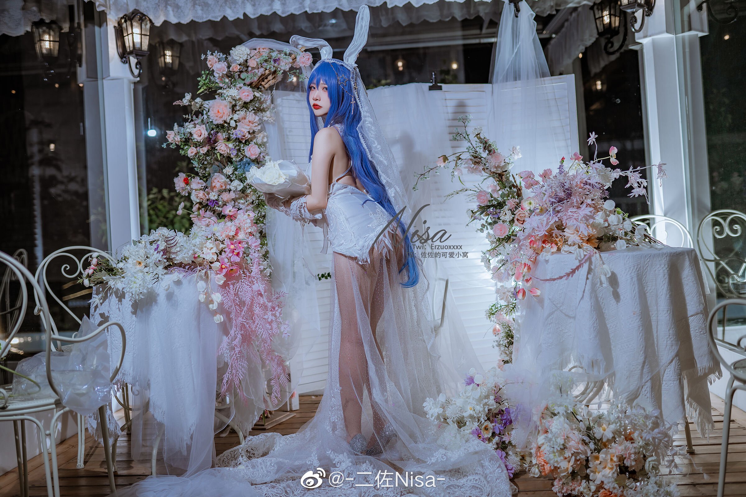 Đọc truyện hentai Tuyển tập Albums siêu phẩm Cosplay - Chap 443 - [Nisa] Azur Lane Beautiful wedding dress New Jersey