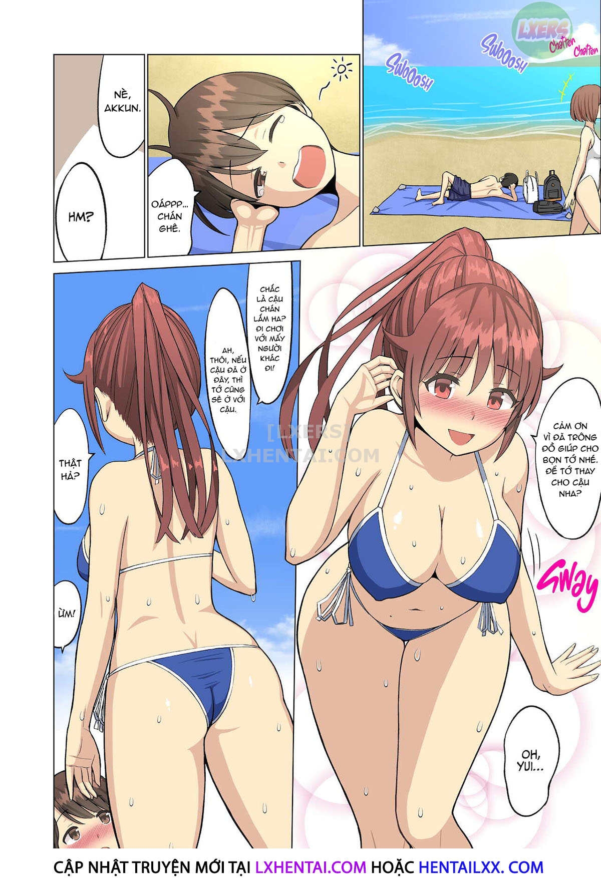 Đọc truyện hentai But I Loved Her... Summer Chapter: My Cheerleader Friend Got Taken by a Foreign Student - Chap 1