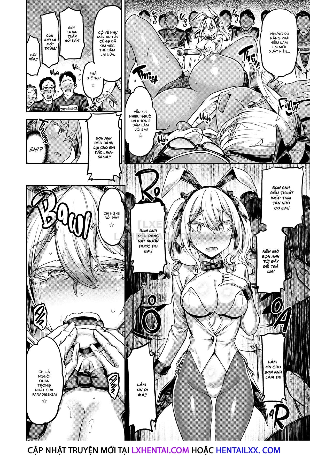 Đọc truyện hentai Holesome Gals!!! - Chap 5 - Going Nuts Over Paradise-za!!!