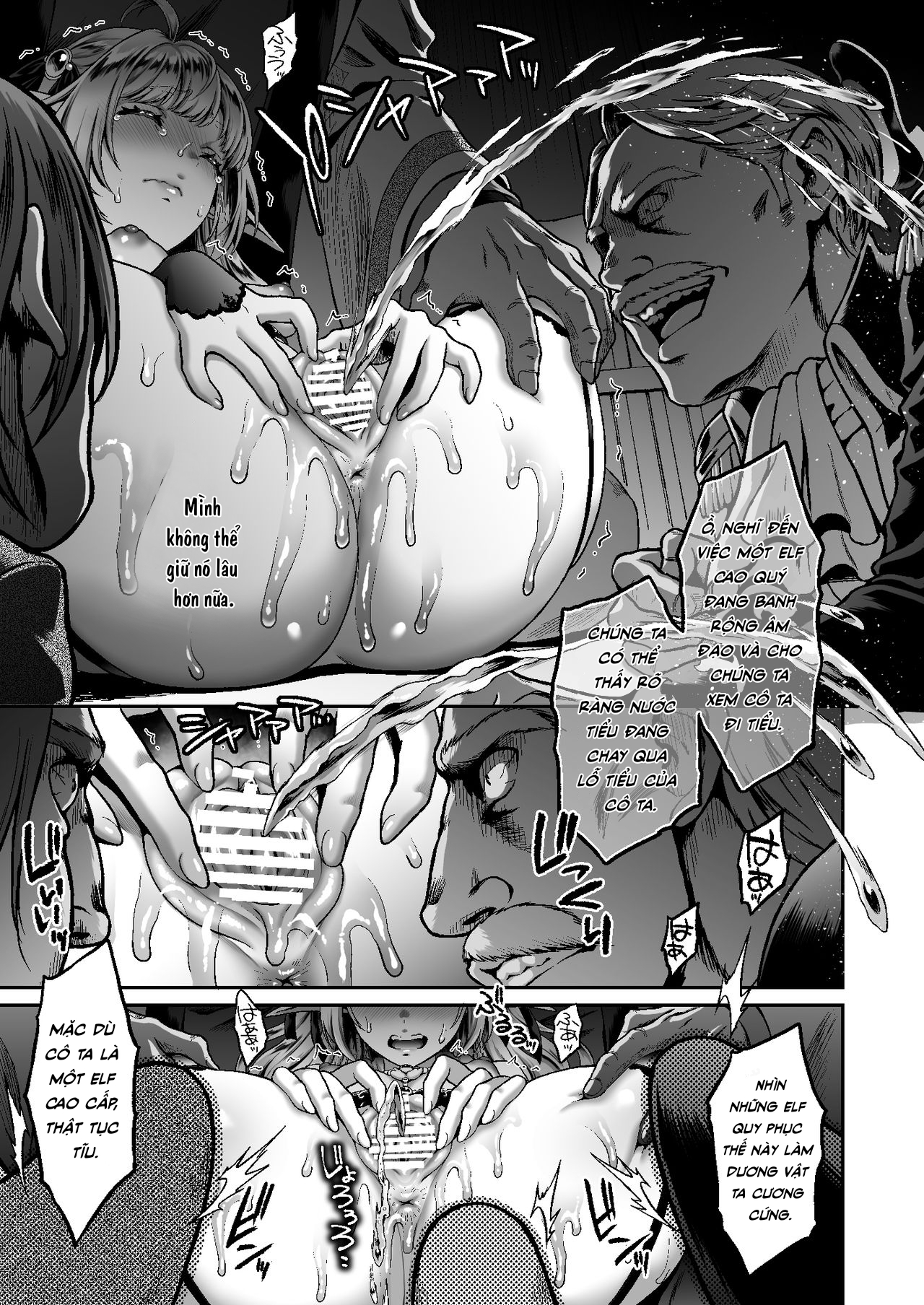 Đọc truyện hentai Nàng Elf bán Hoa dưới ánh hoàng hôn - Chap 6