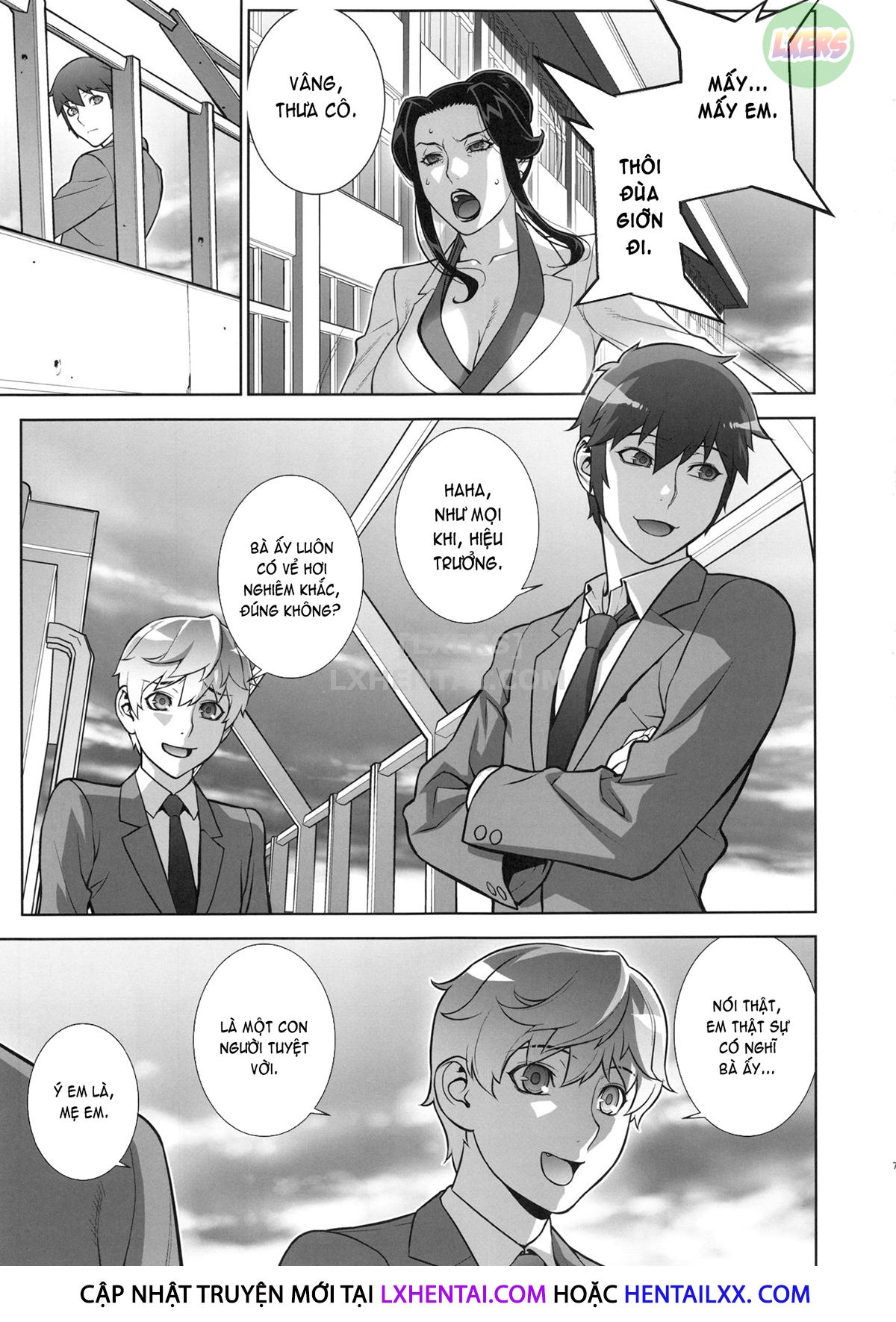 Đọc truyện hentai Etsuraku no Onna Rijichou - Chap 3 ~Himitsu No Hokenshitsu Hen~