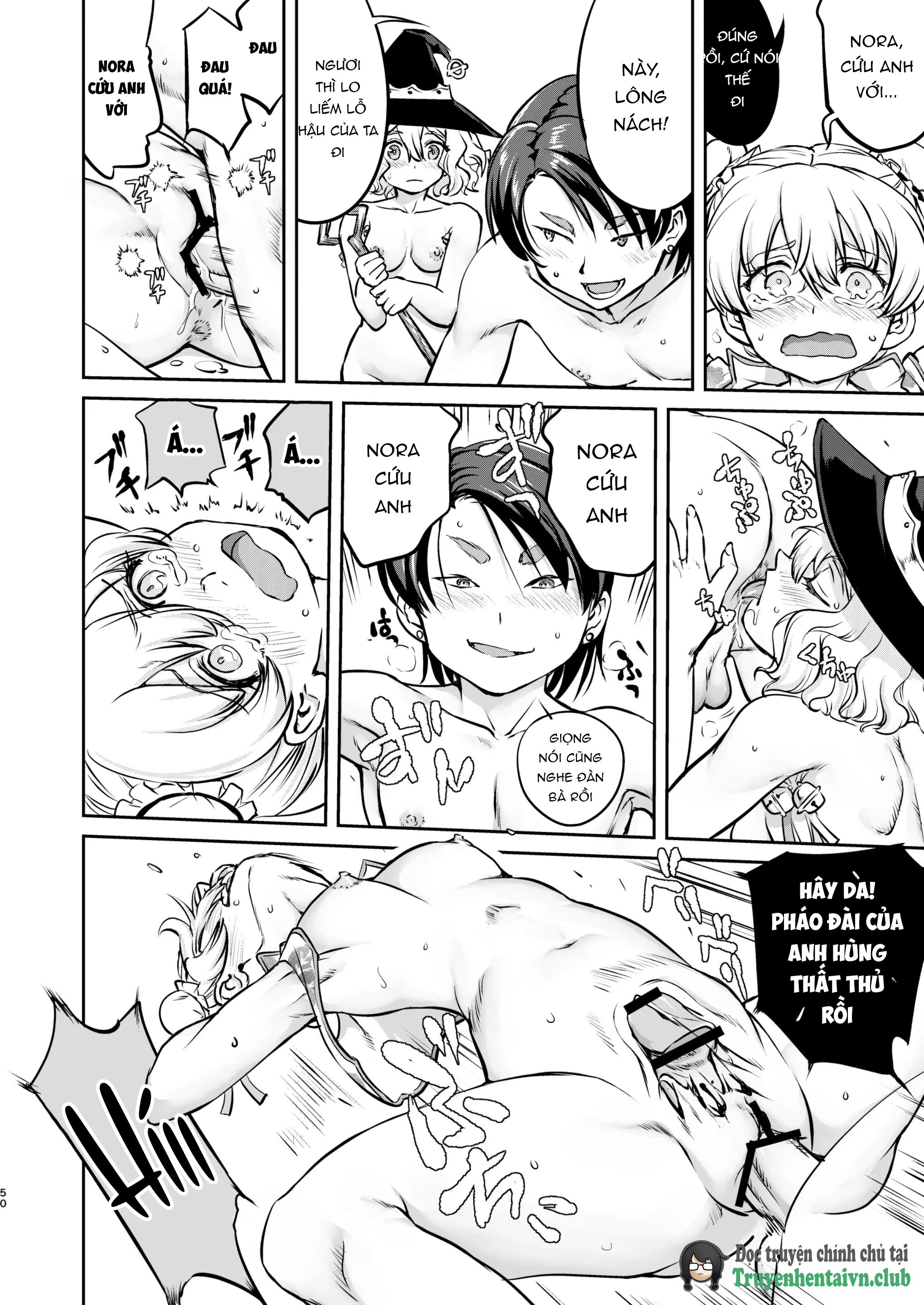 Đọc truyện hentai Isekai TS Ouji o Tasuketa Dake Nanoni Trance Hen - Oneshot