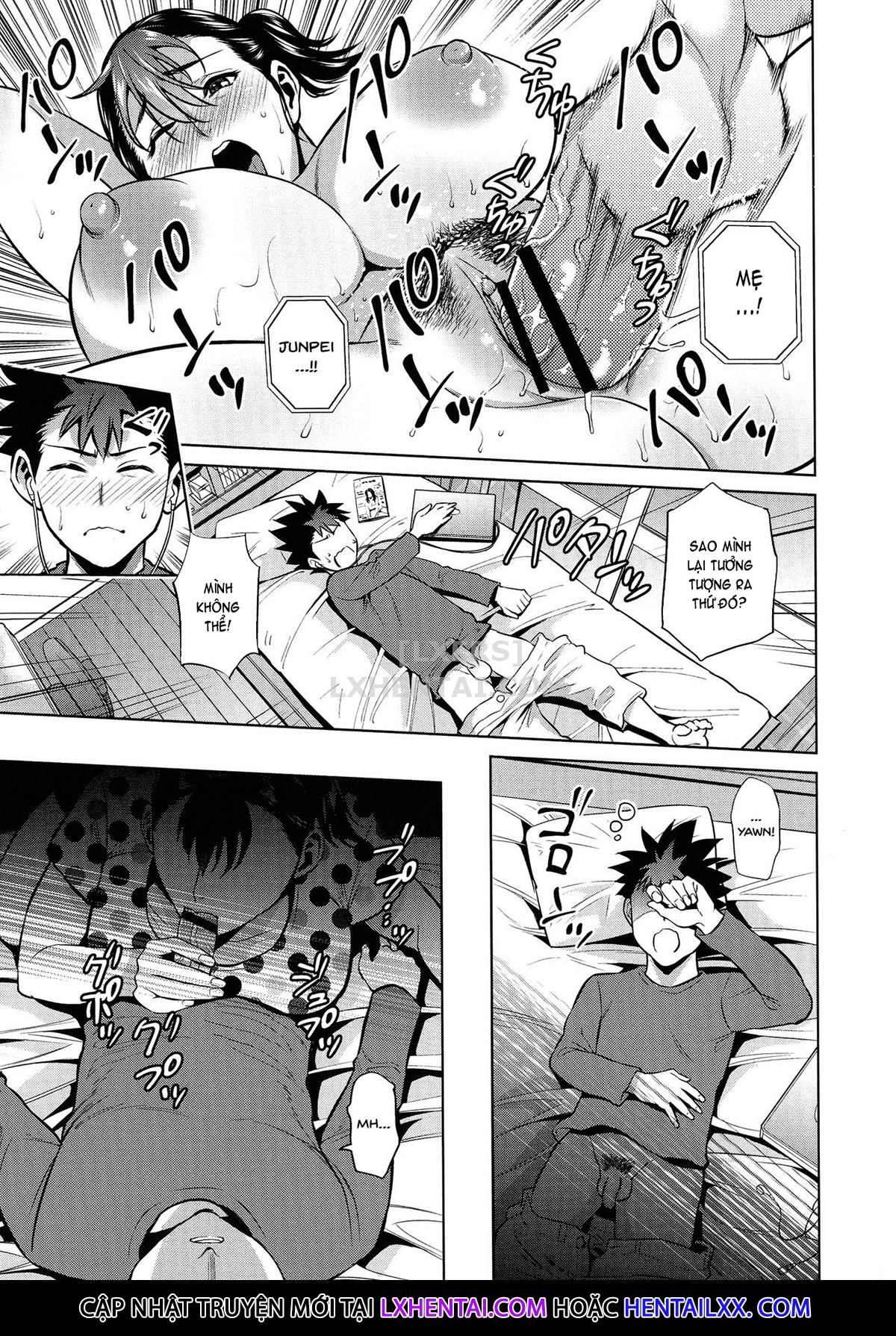 Đọc truyện hentai The Day I Connected With Mom - Chap 8
