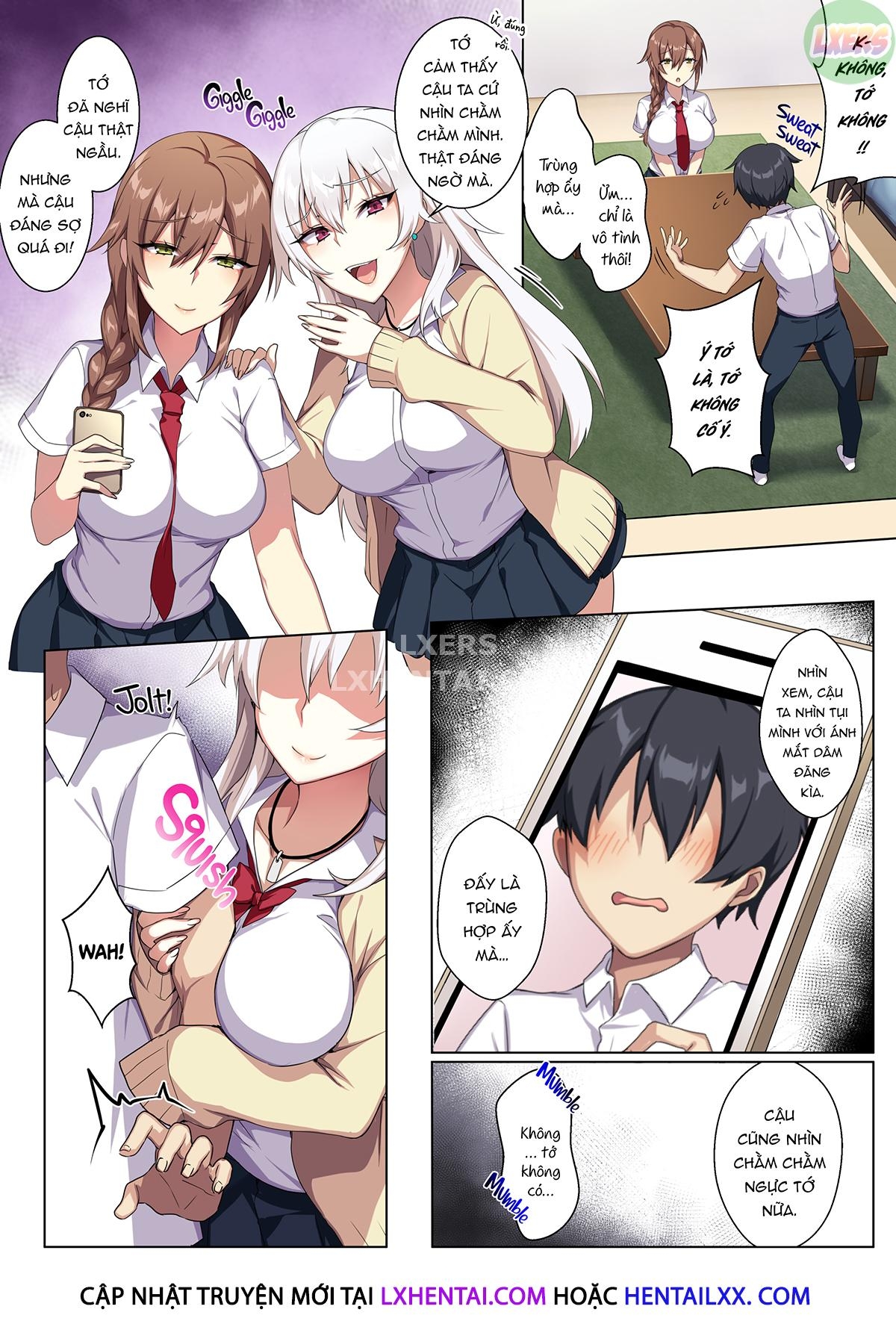 Đọc truyện hentai Gyarus in My Room for a Fuckfest - Oneshot