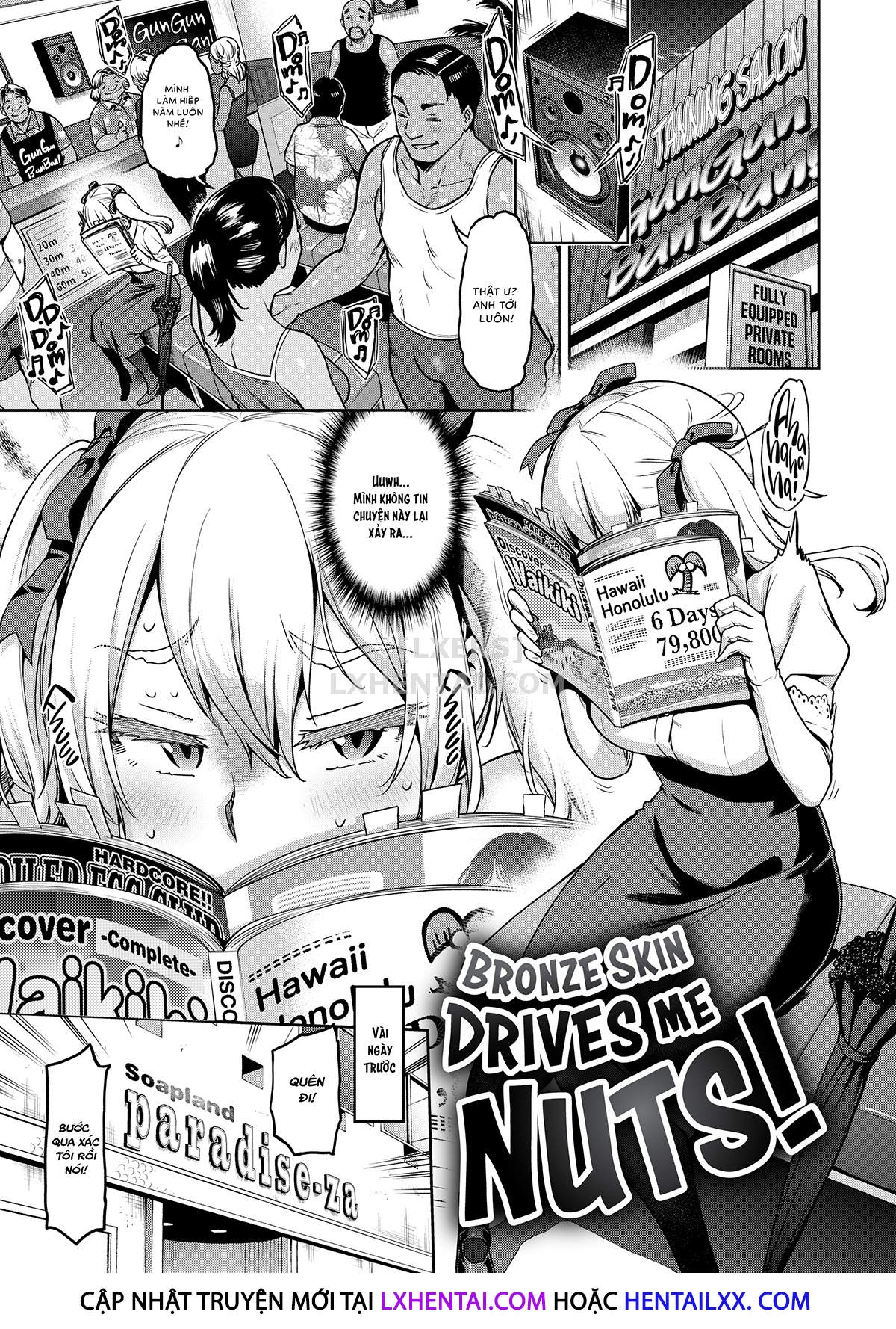 Đọc truyện hentai Holesome Gals!!! - Chap 3 - Bronze Skin Drives Me Nuts!