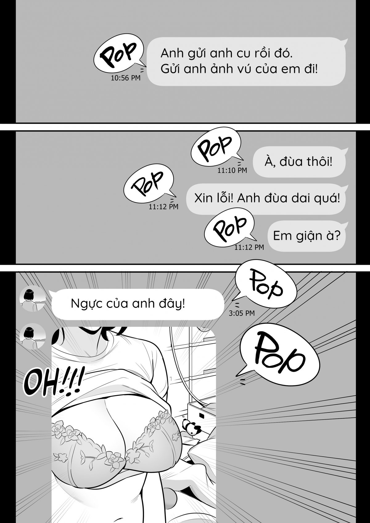 Đọc truyện hentai Lướt Tinder, Tôi chịch luôn vợ người ta. - Oneshot [Không che]