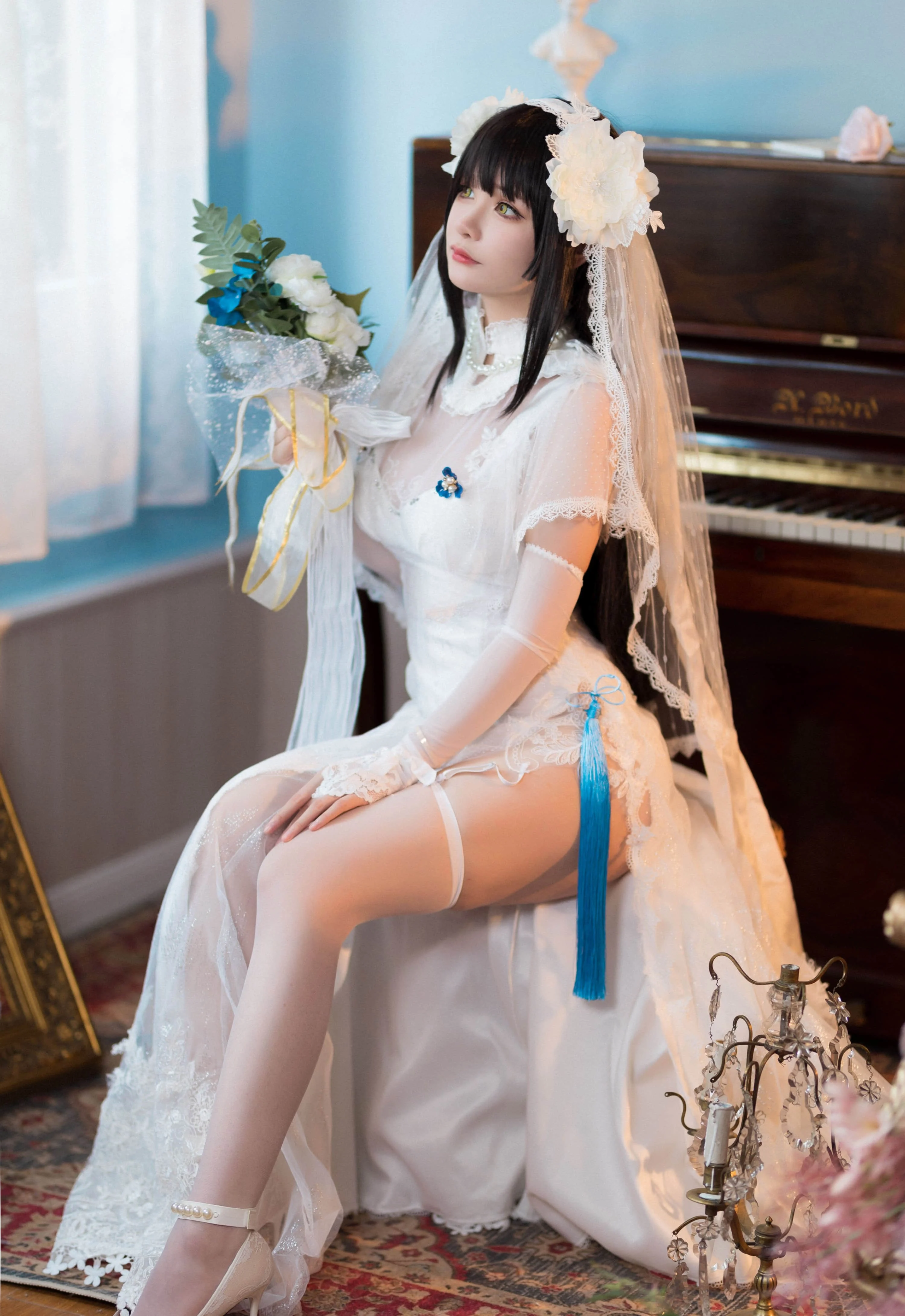 Đọc truyện hentai Tuyển tập Albums siêu phẩm Cosplay - Chap 827 - Qianyu - Yan Newlywed Sexy Bride