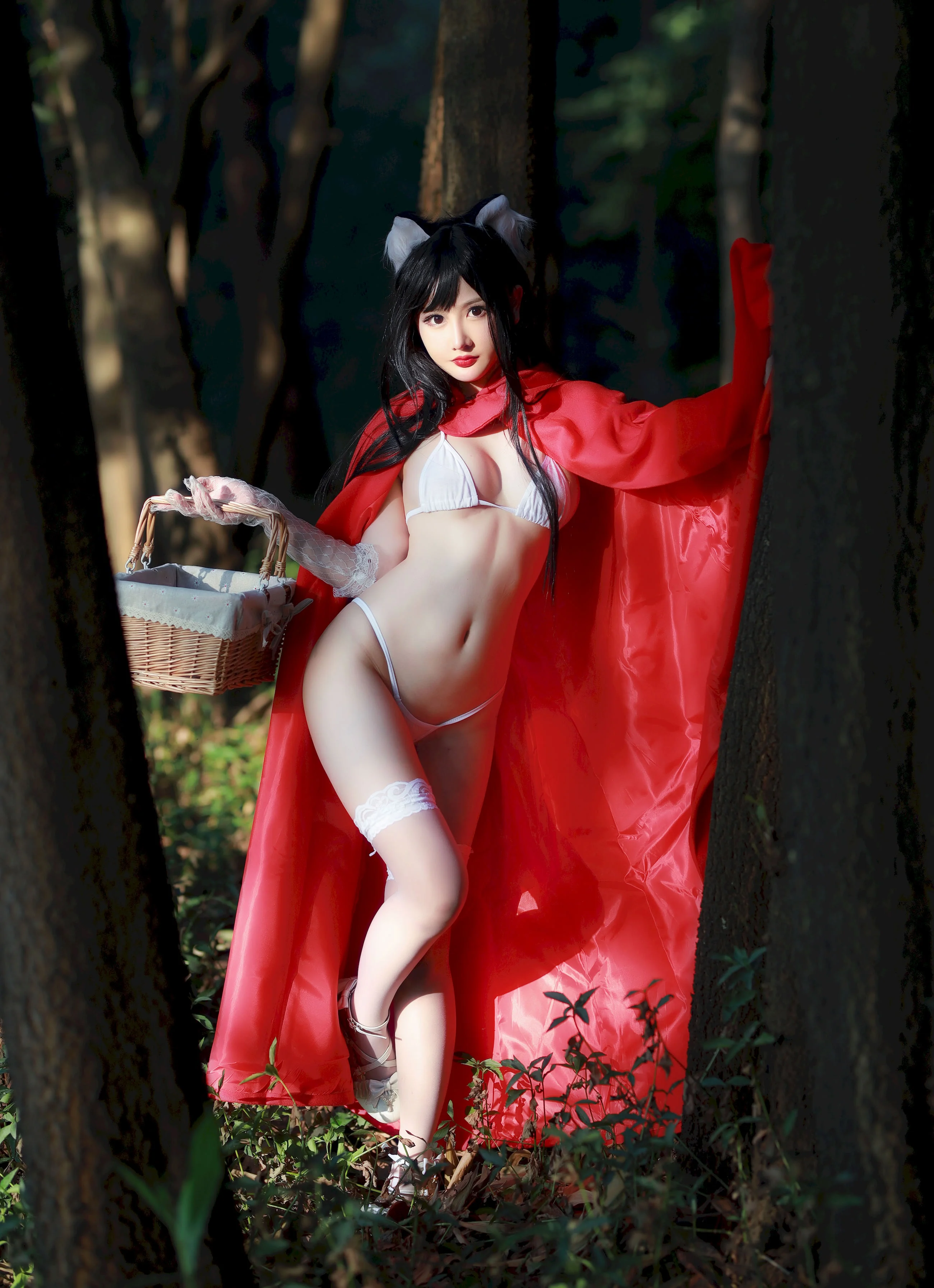 Đọc truyện hentai Tuyển tập Albums siêu phẩm Cosplay - Chap 1206 - Your Eggs (Q Version Queen) - Little Red Riding Hood