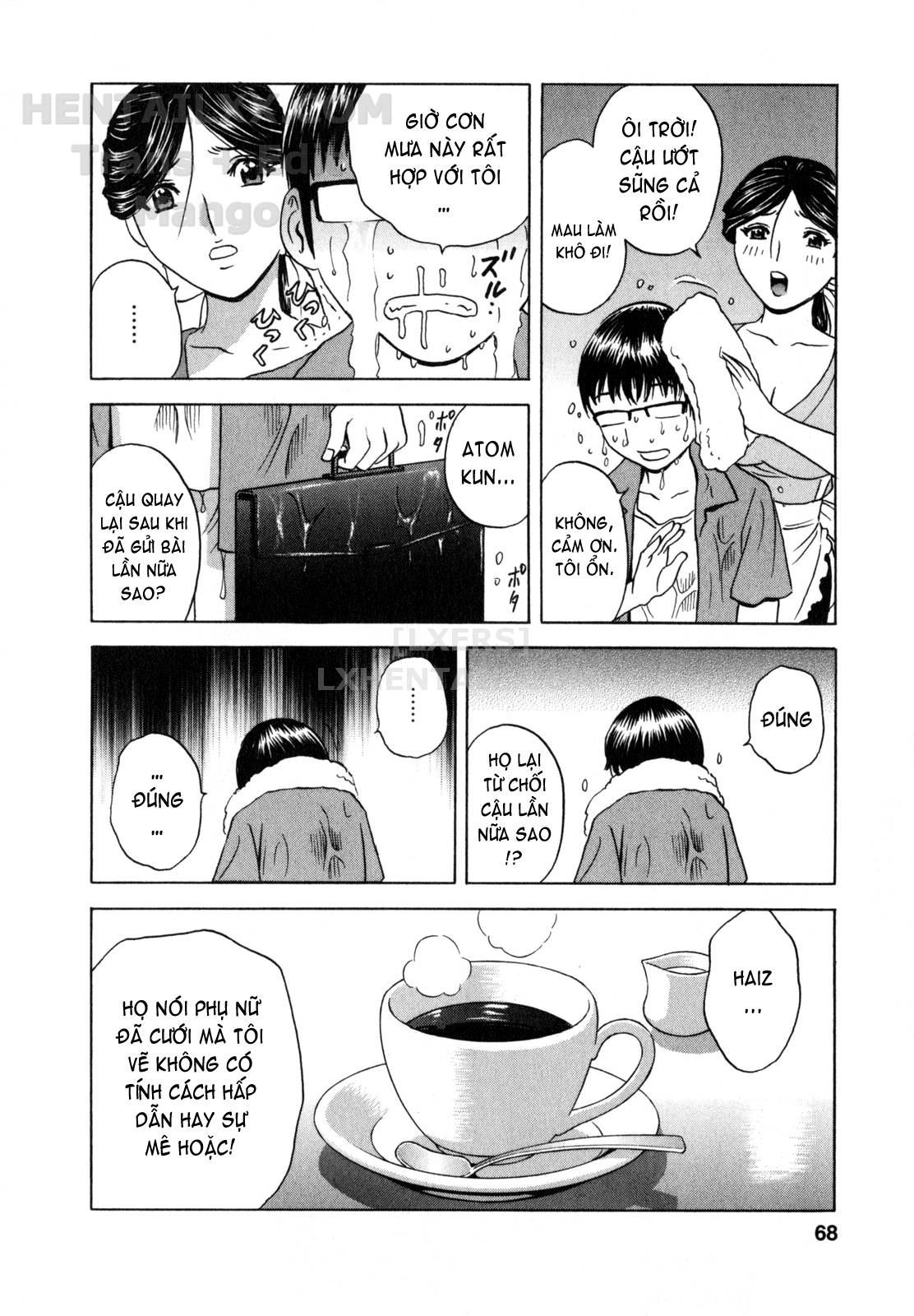 Đọc truyện hentai Life With Married Women Just Like A Manga - Chap 4