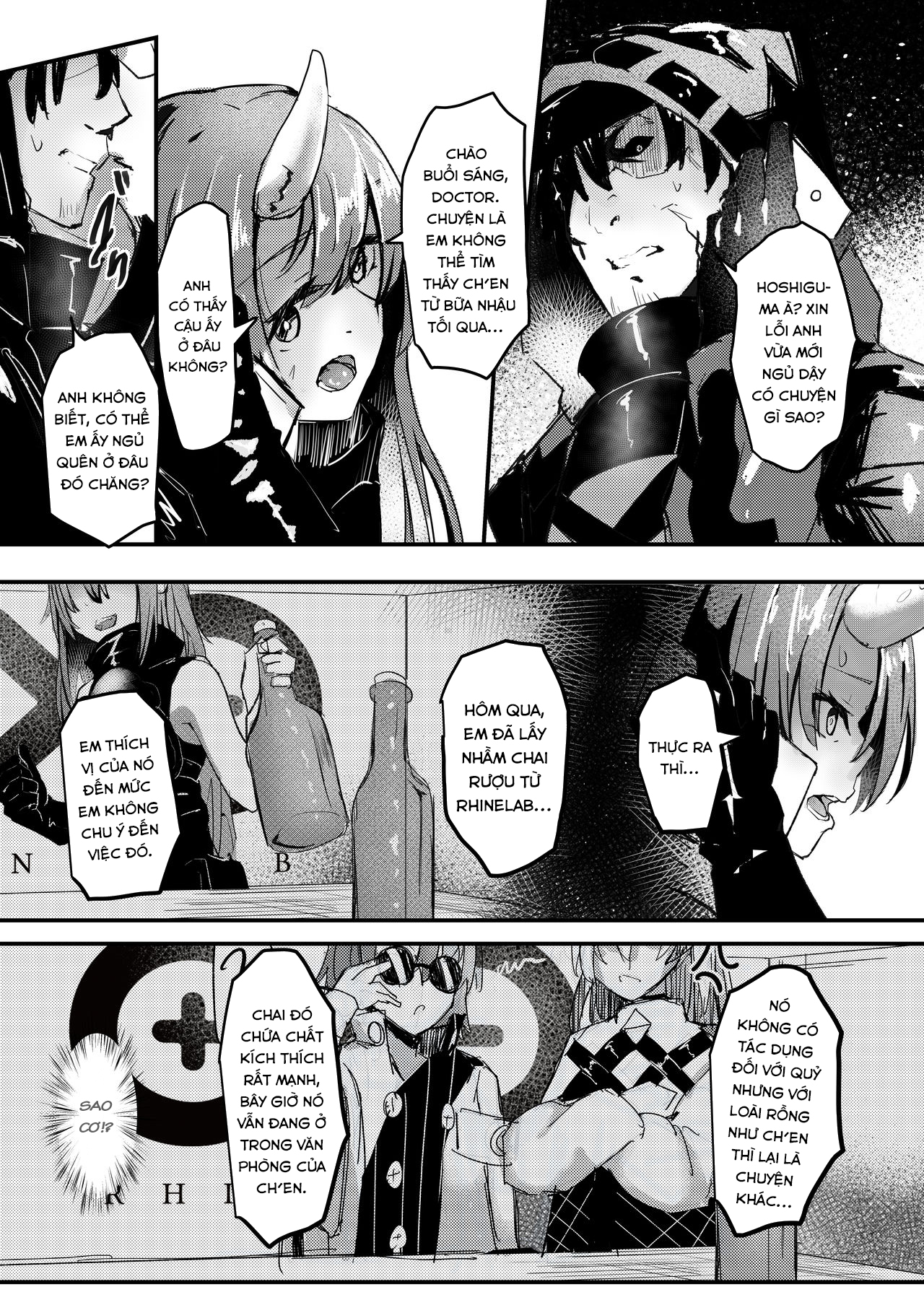 Đọc truyện hentai There's No Way That Sir Ch'en Could Be Drunk!!(Arknights) - Oneshot
