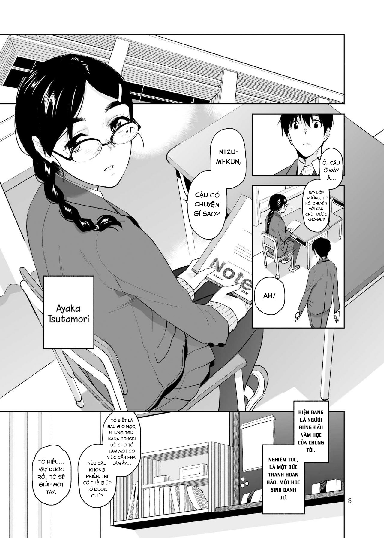 Đọc truyện hentai Majime de Midara na Tsutamori-san - Oneshot