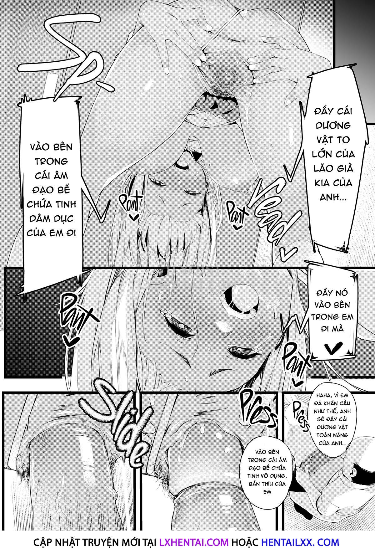 Đọc truyện hentai A Gyaru's Hypnosis Training From a Dirty Old Man - Oneshot