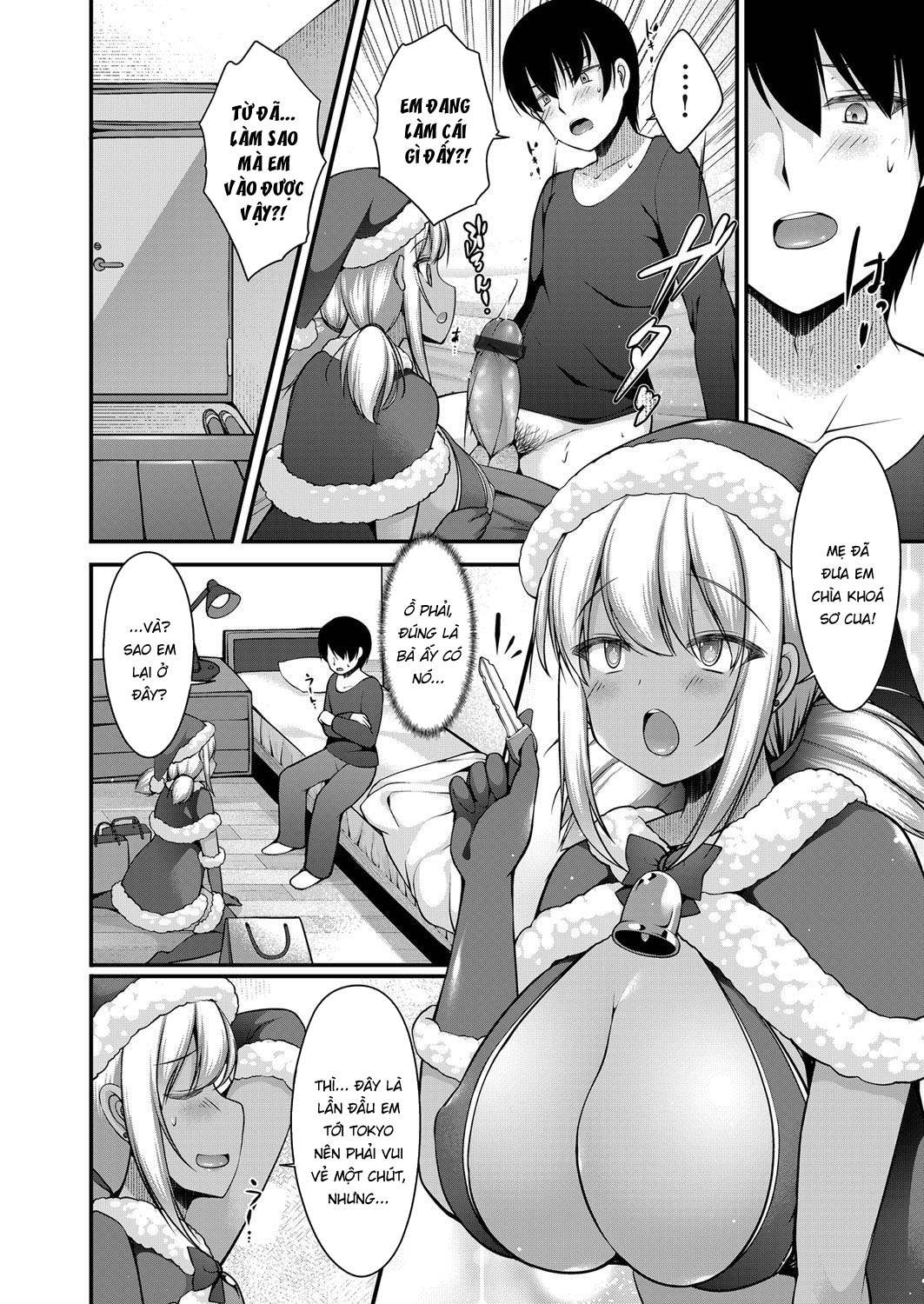 Đọc truyện hentai Chịch em gái mặc đồ Noel - Oneshot