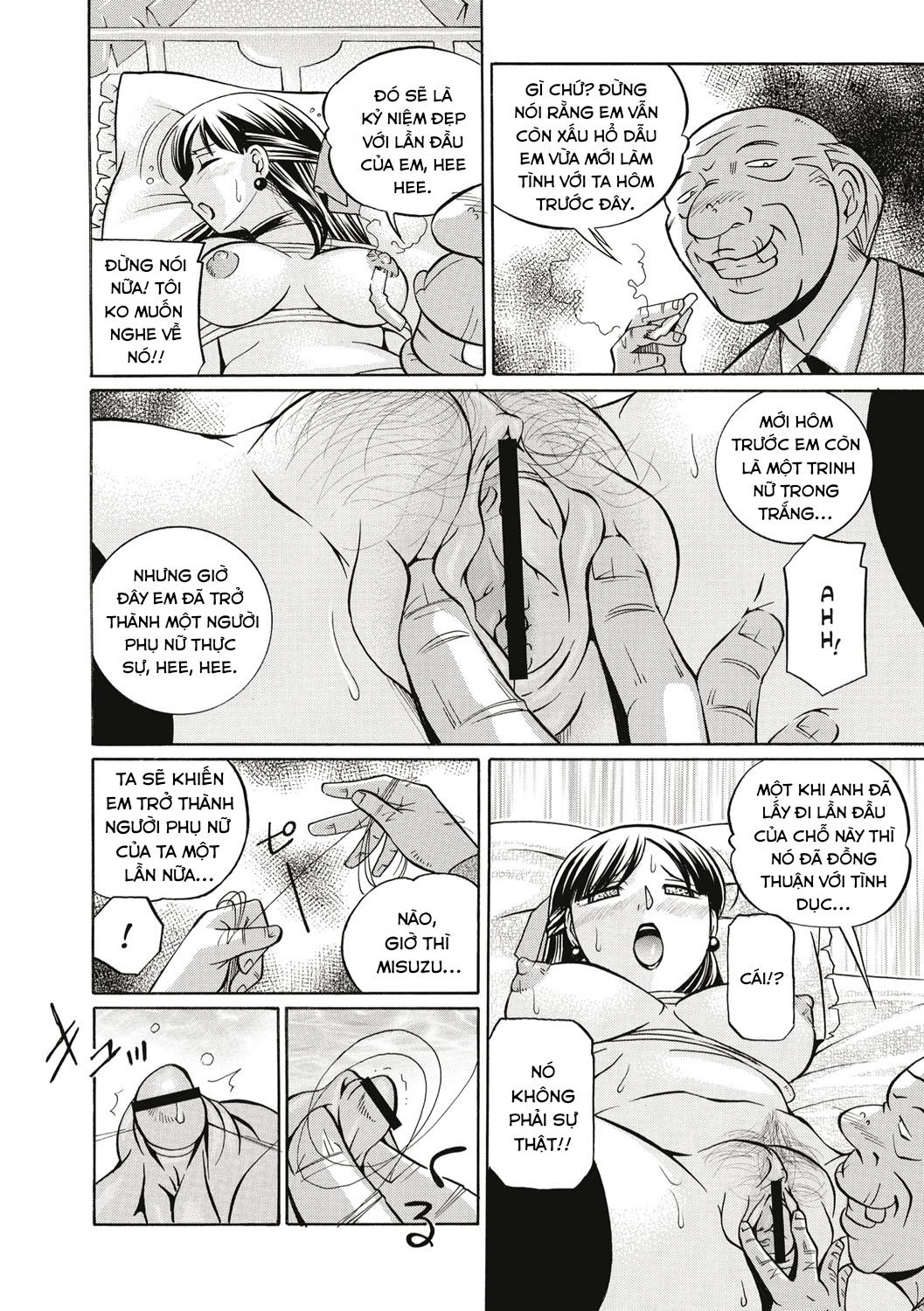 Đọc truyện hentai Yuriko and her Father-in-Law - Chap8