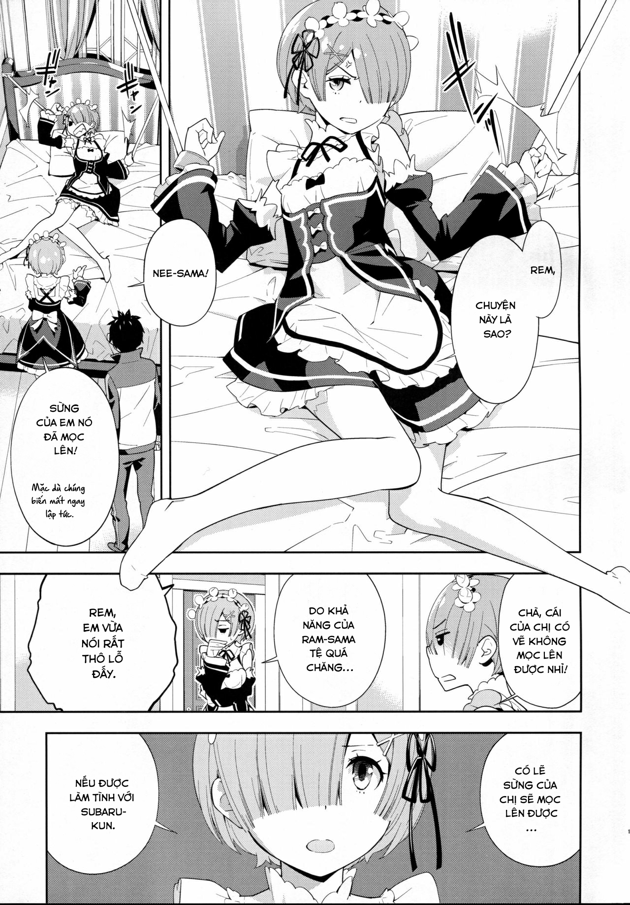 Đọc truyện hentai CHOICE 2 (Re: Zero kara Hajimeru Isekai Seikatsu) - Oneshot