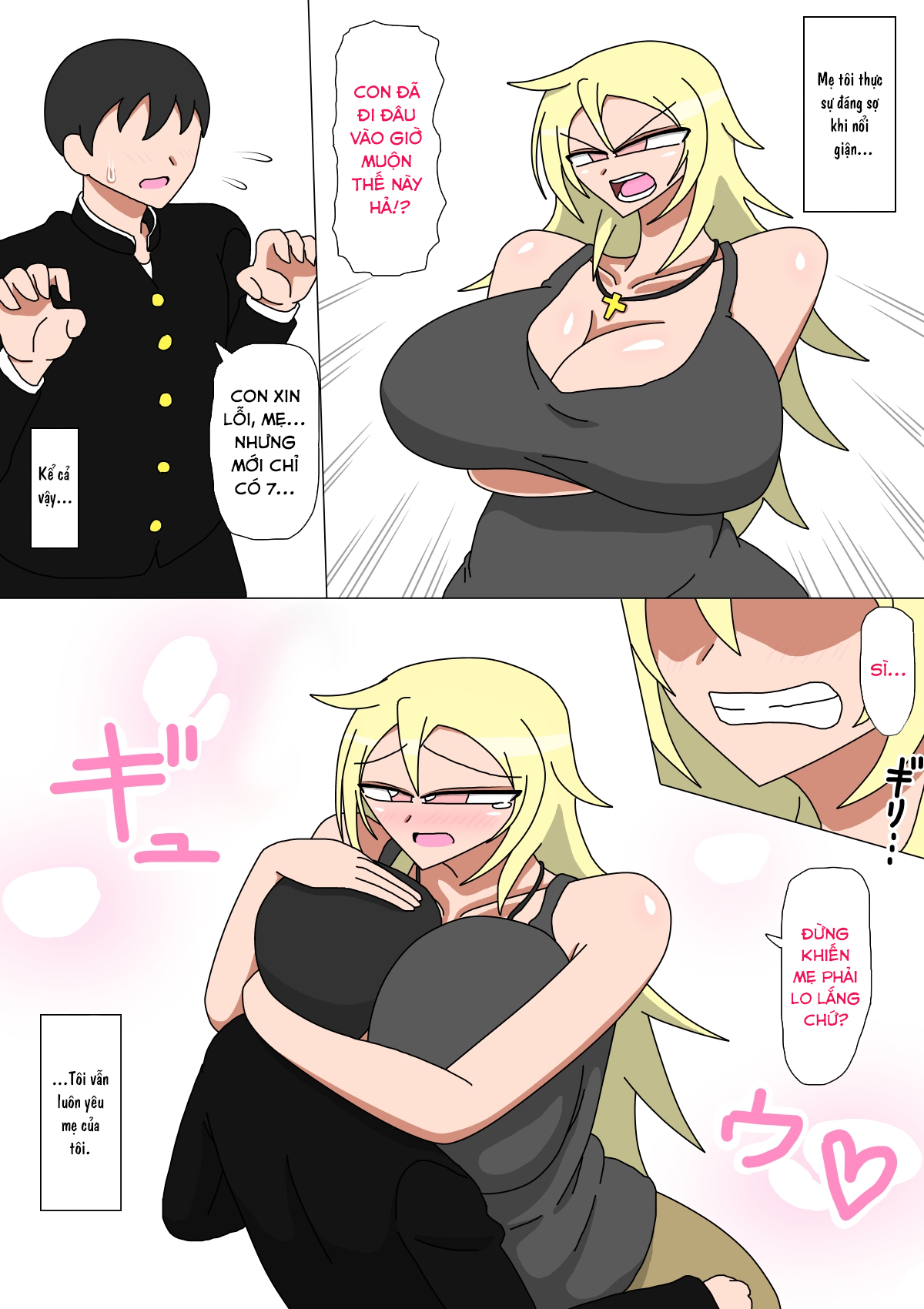 Đọc truyện hentai Sống cùng với bà mẹ của tôi! - Oneshot