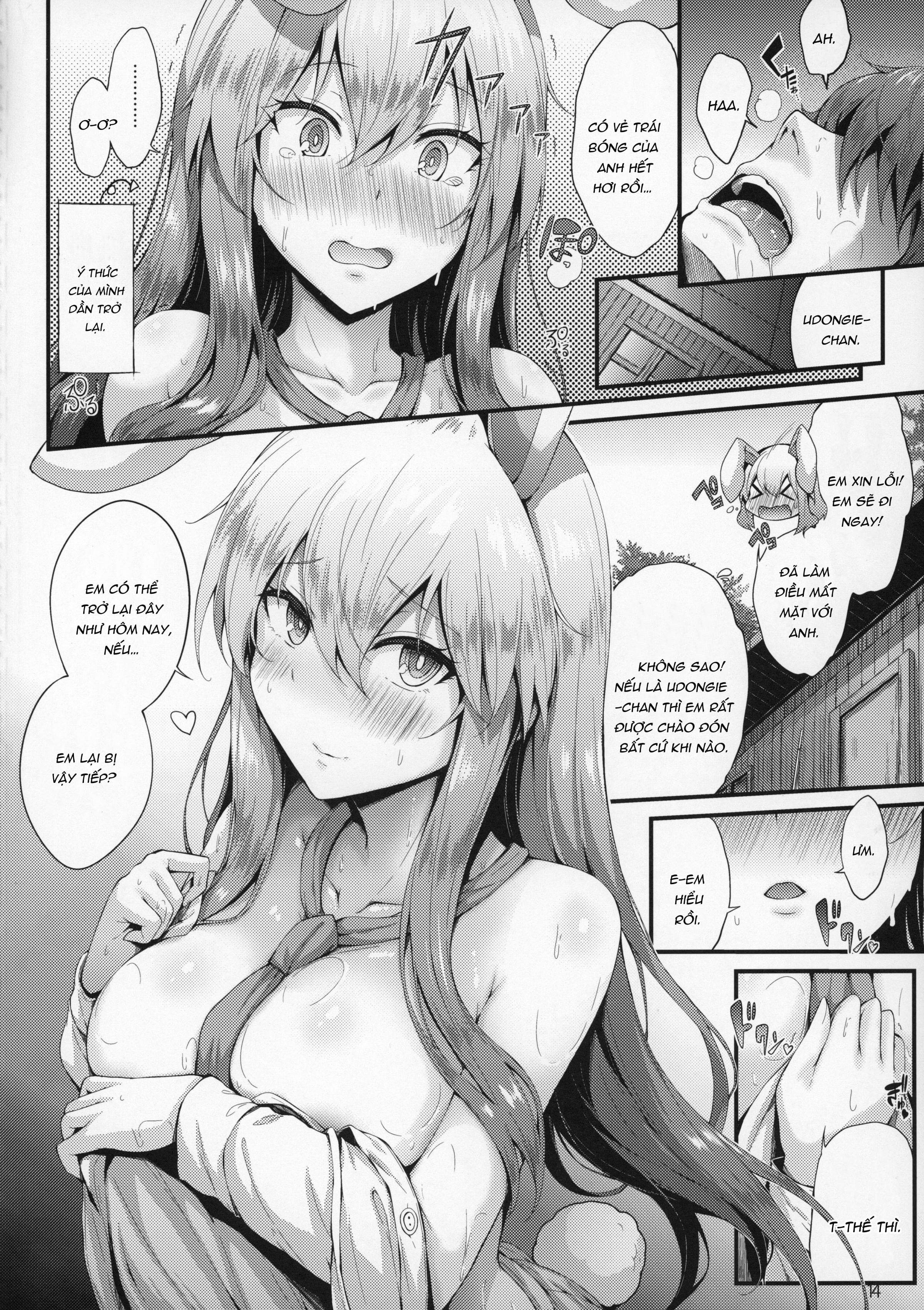 Đọc truyện hentai Midare Usagi (Touhou Project) - Oneshot