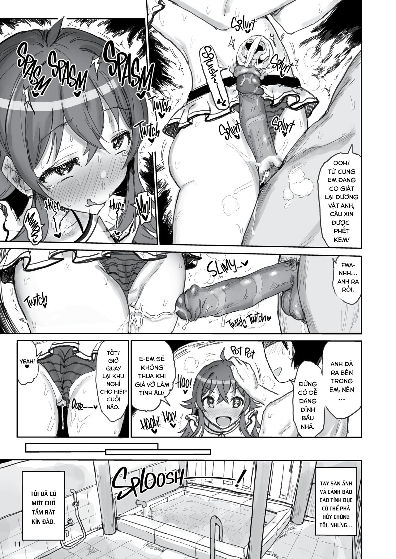 Đọc truyện hentai Komiya Kaho VS Producer Super Namahame Koubi Daikessen! (THE iDOLM@STER: Shiny Colors) - Oneshot
