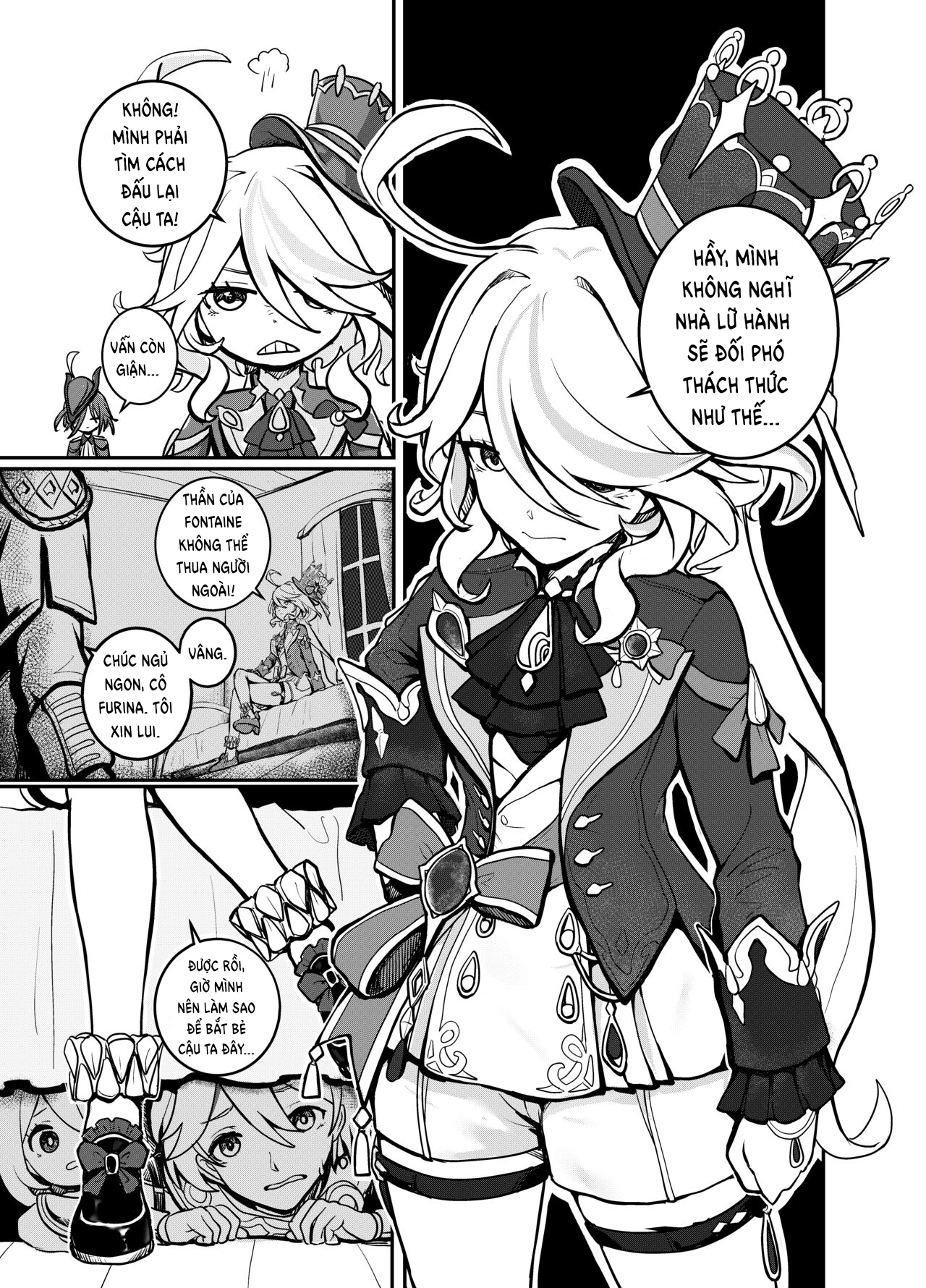 Đọc truyện hentai Furina ngu ngốc. - Oneshot