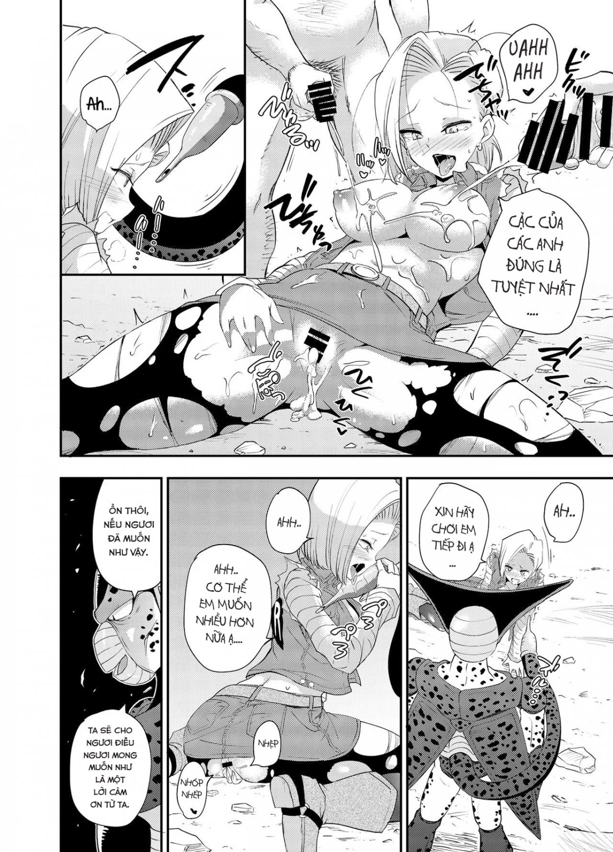 Đọc truyện hentai Cell no Esa ~Mirai Hen~  Cell's Feed Future Arc (Dragon Ball Z) - Oneshot