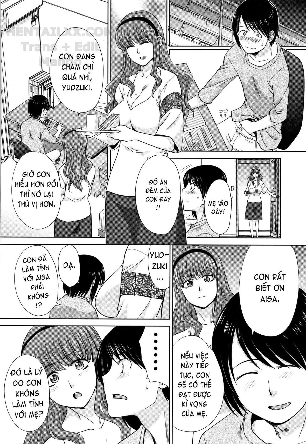 Đọc truyện hentai Mother and Younger Sister - Chap 4