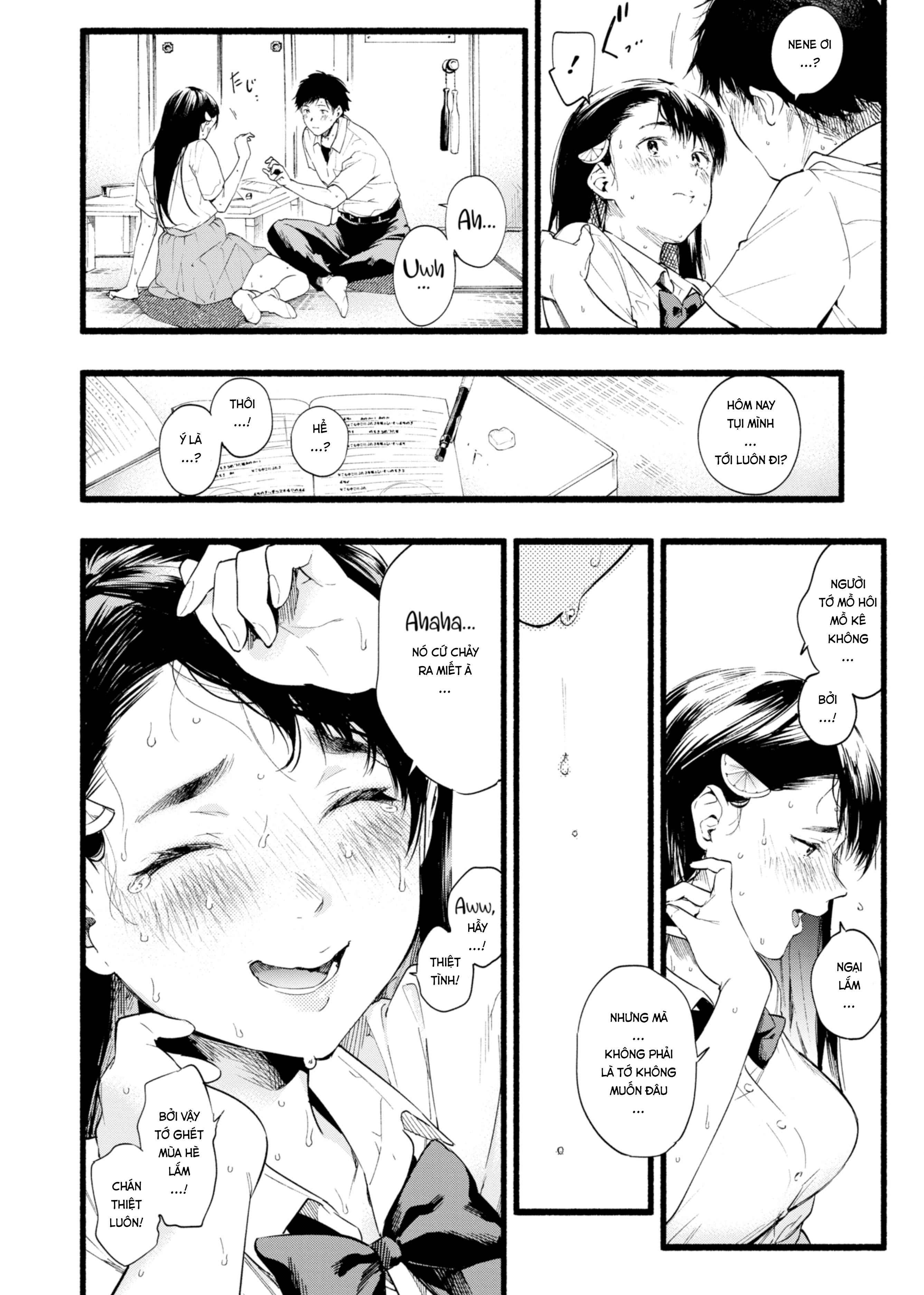 Đọc truyện hentai Lemonade - Nửa Shot Đầu Tiên - Em Ghét Mùa Hè Lắm!