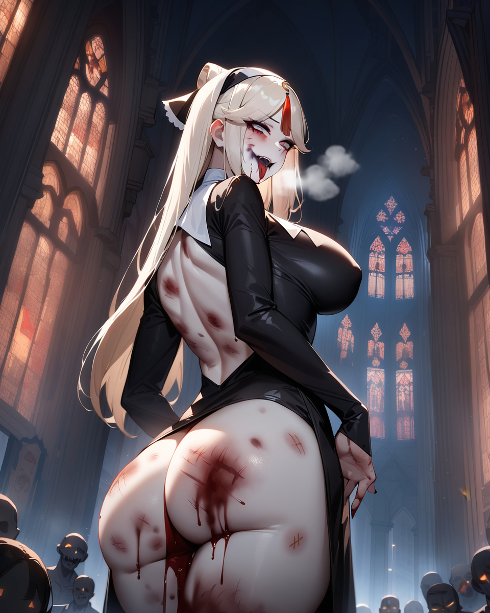 Đọc truyện hentai Tuyển tập Albums Art hentai - Chap 353 - Ningguang - Zombie Nun