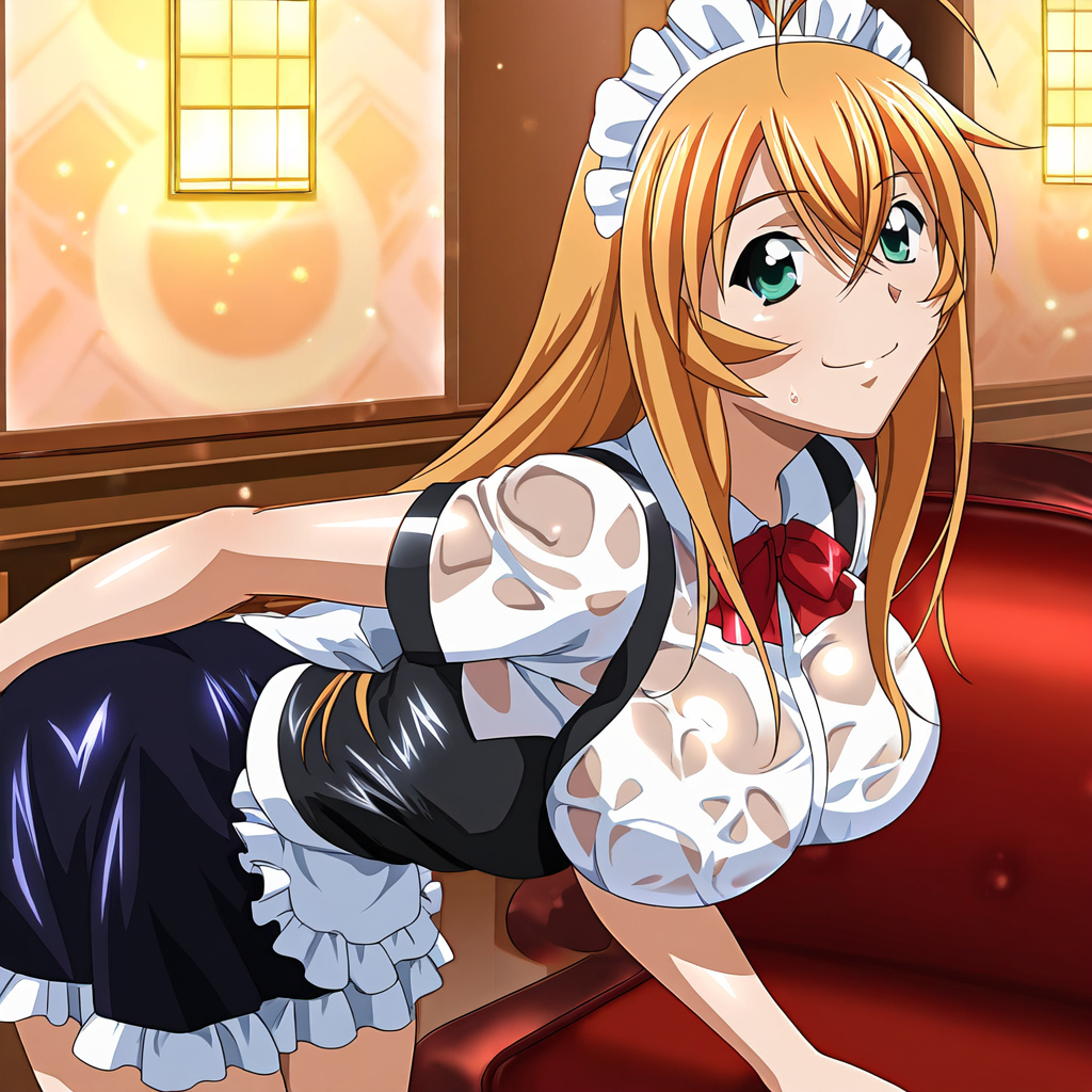 Đọc truyện hentai Tuyển tập Albums Art hentai - Chap 268 - Sonsaku (Ikki Tousen) AI illustration maid outfit