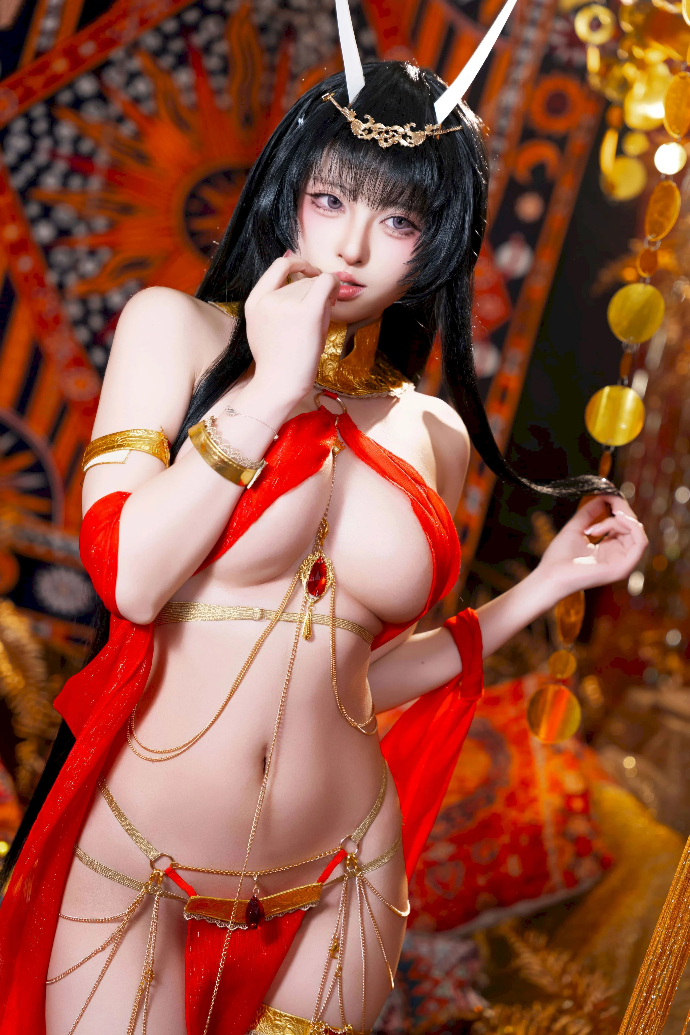 Đọc truyện hentai Tuyển tập Albums siêu phẩm Cosplay - Chap 1387 - Yuno Shimizu - Azur Lane Noshiro Dancer