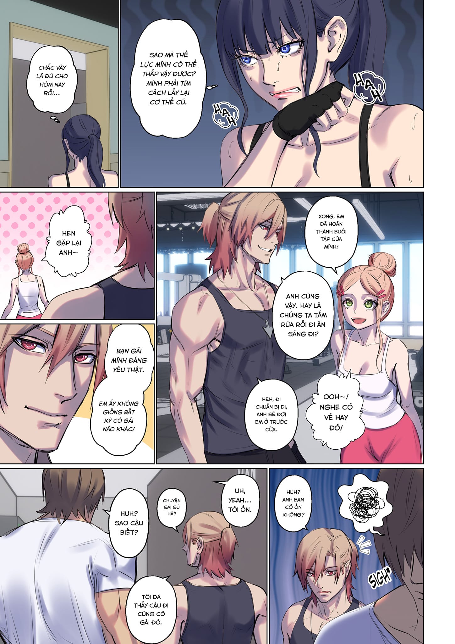 Đọc truyện hentai Bắt cóc người ngoài hành tinh - Chap 3 - Phòng gym
