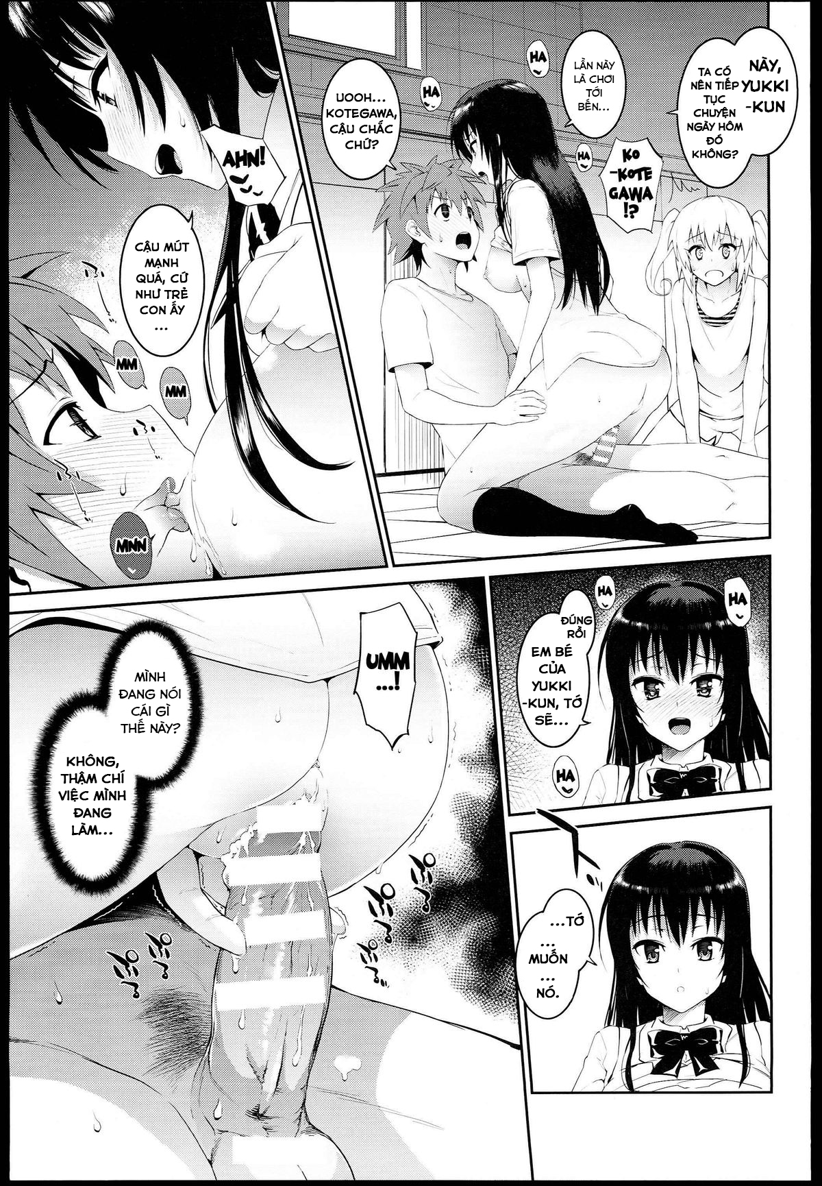 Đọc truyện hentai Which One To Do? (To Love-ru) - Oneshot