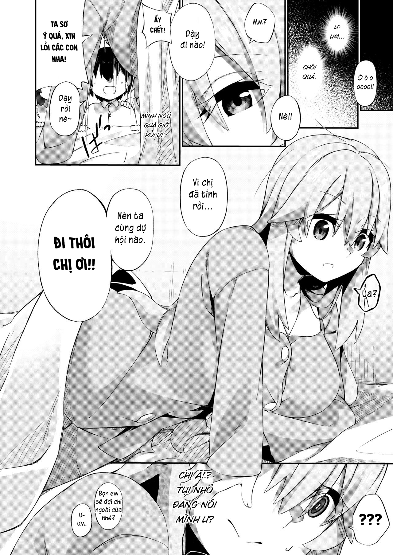 Đọc truyện hentai TS Sister, Kodomo no Tame ni Ganbarimasu ♀!! - Chap 1: Khởi đầu làm gái.
