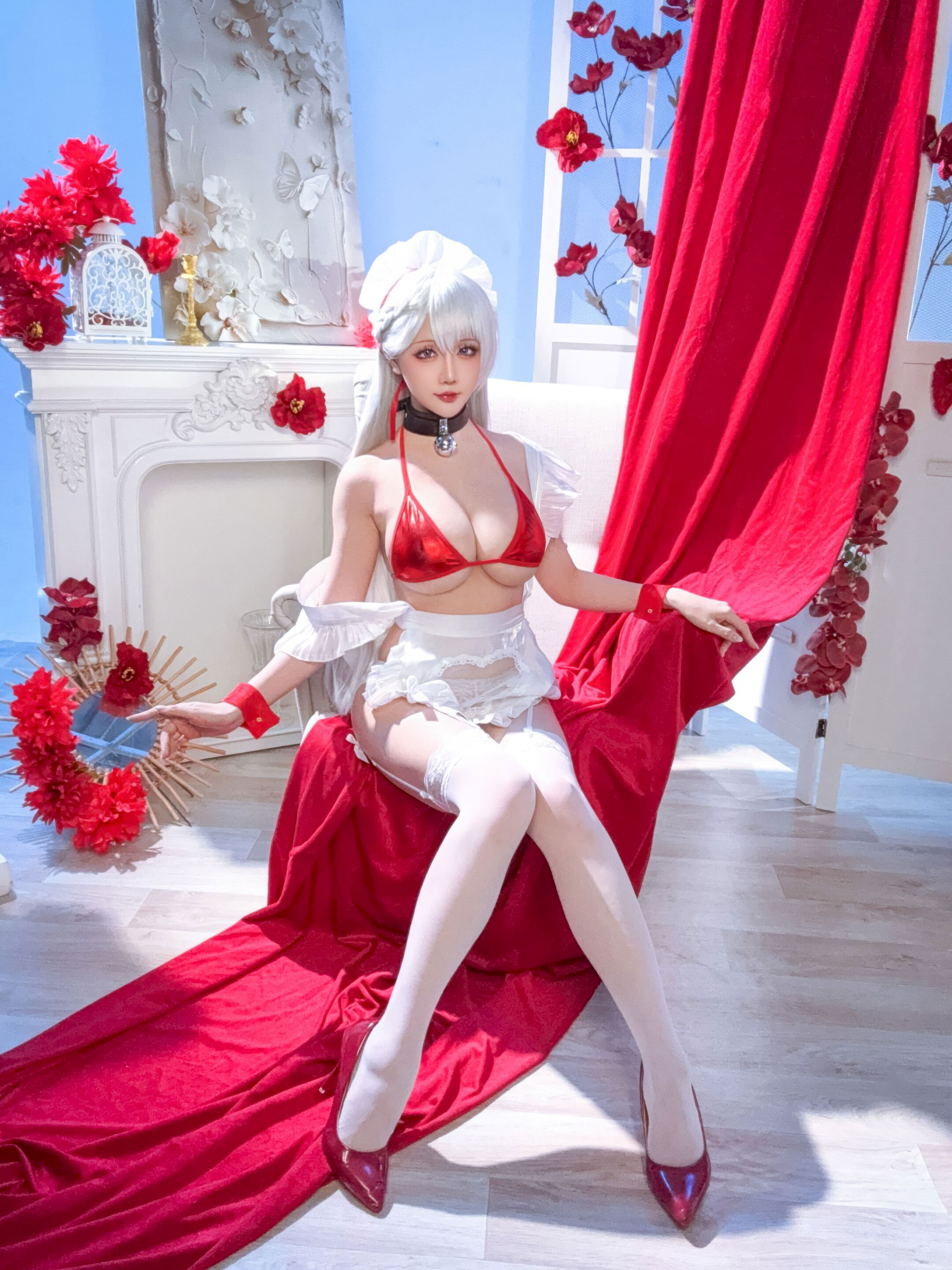 Đọc truyện hentai Tuyển tập Albums siêu phẩm Cosplay - Chap 1434 - Starry Night - (First Half) Azur Lane Belfast