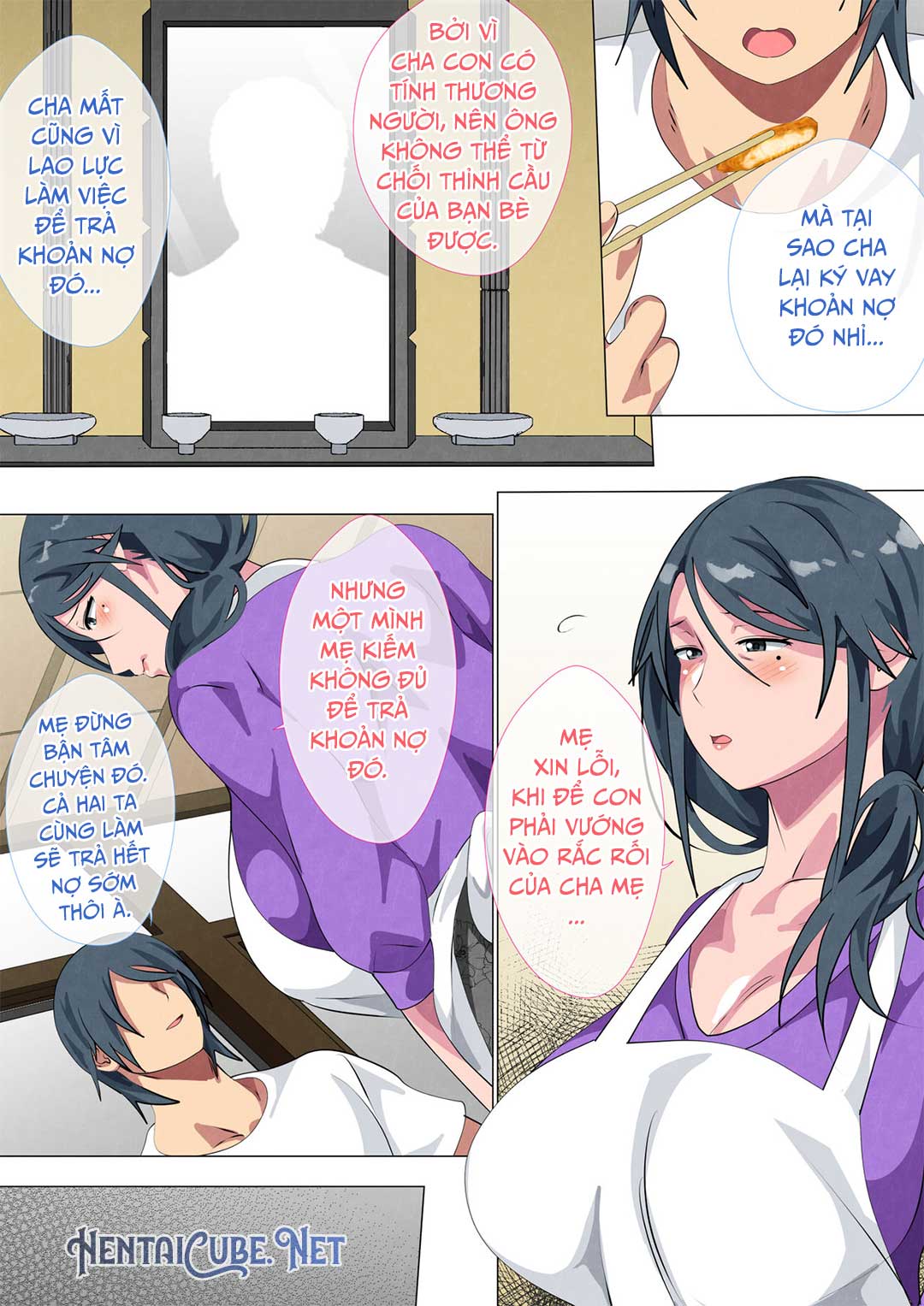 Đọc truyện hentai Người mẹ góa bụa Sayoko và con trai - Chap 1