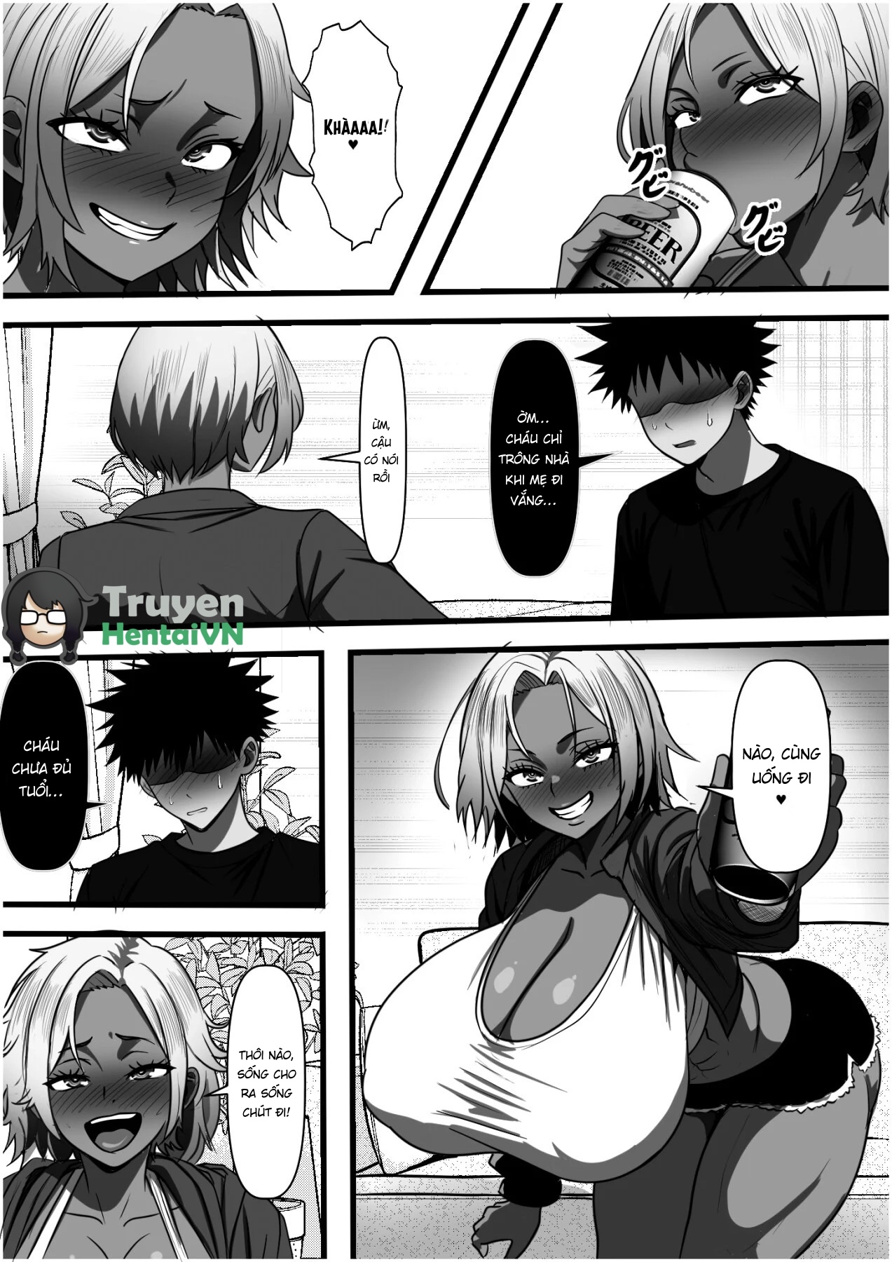 Đọc truyện hentai Mob Danshi datta Ore ga Haha no Kouhai no YanMama o Haramaseru made no Hanashi - Oneshot