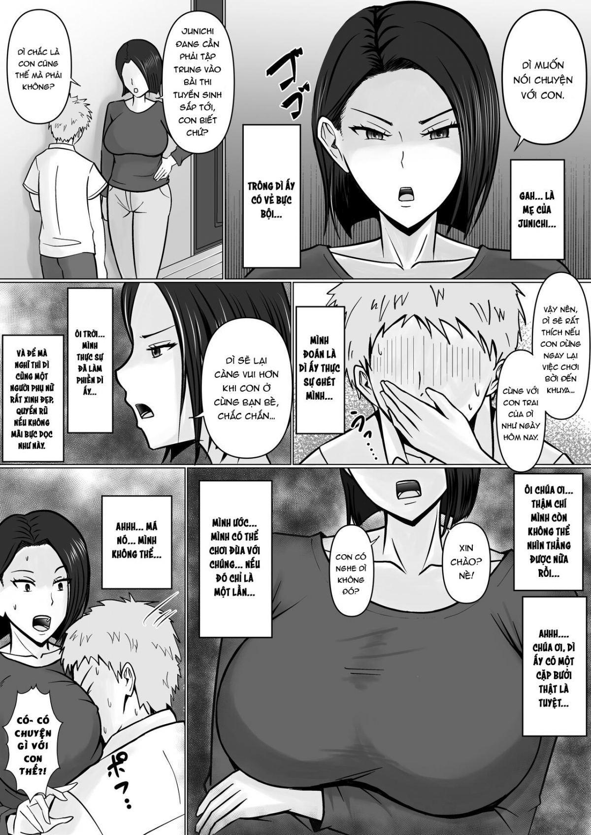 Đọc truyện hentai I Possessed My Friend's Mom, Who Hates Me - Oneshot_1