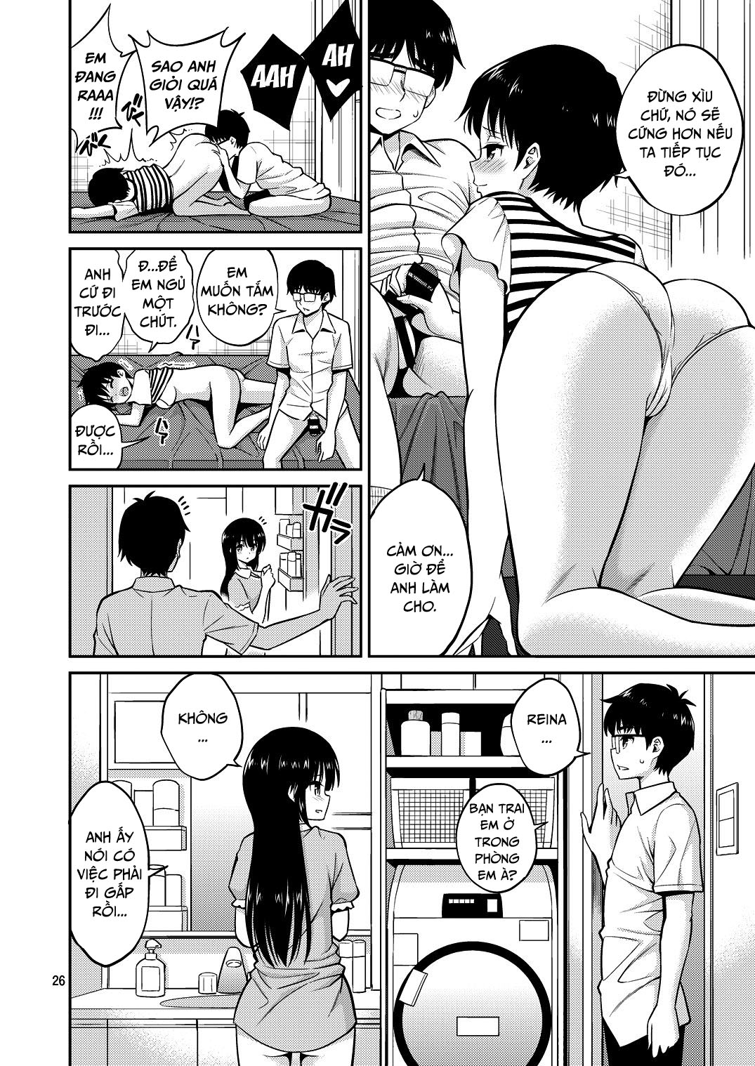 Đọc truyện hentai Kissing in the House with Little Sister - Oneshot