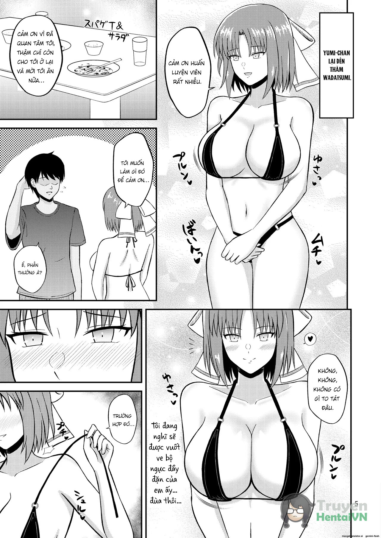 Đọc truyện hentai Wadatsumi Paizuri Ninpouchou - Oneshot