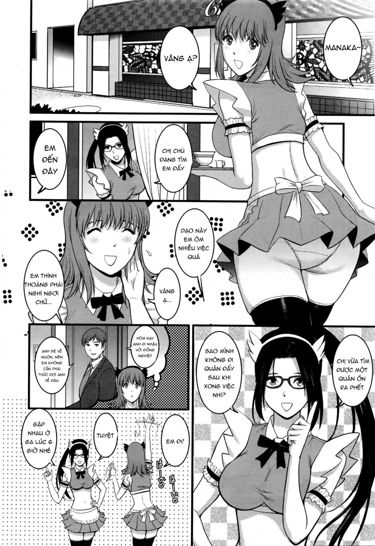 Đọc truyện hentai Pato Taimu Manaka-san 2nd - Chap 3