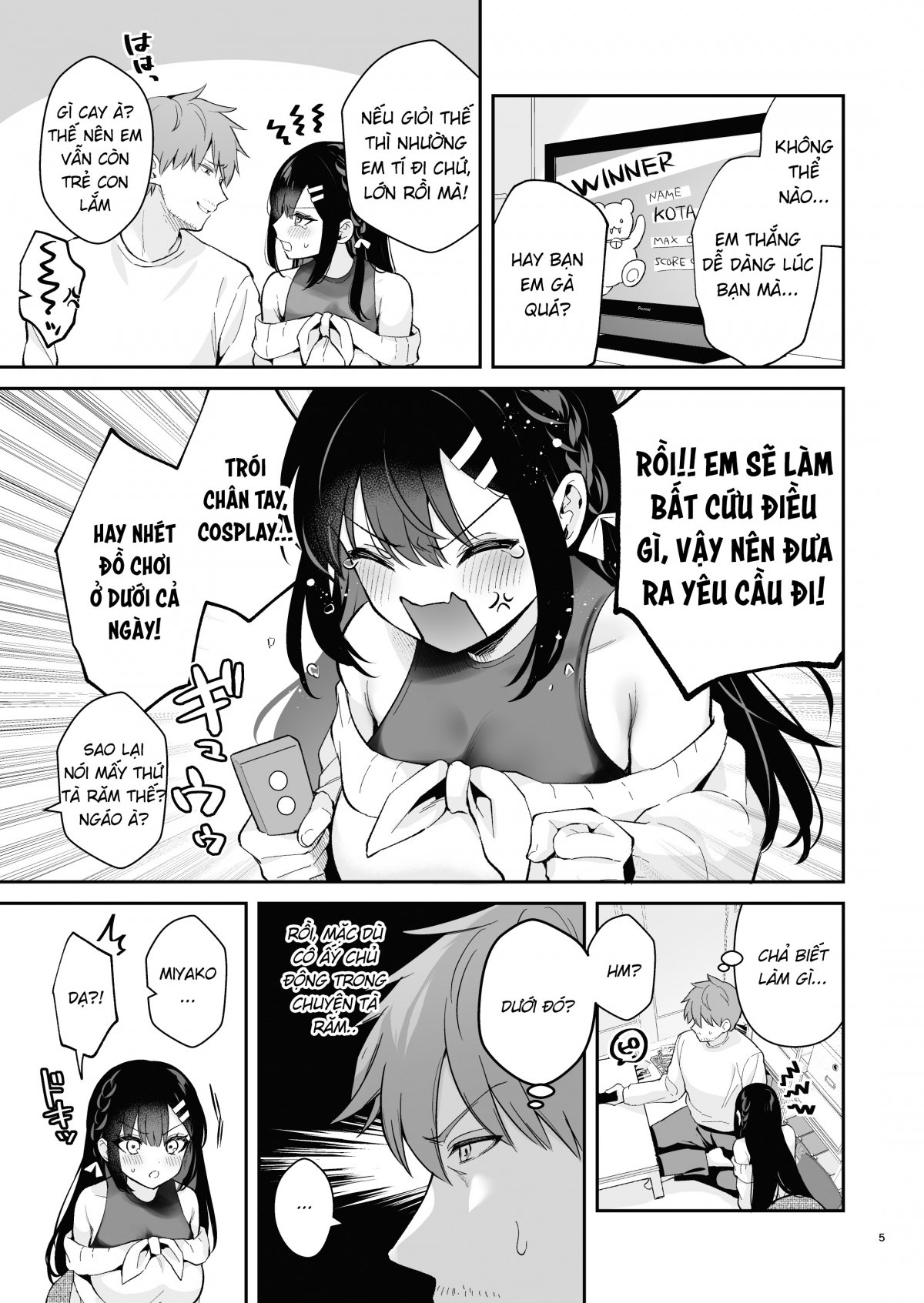 Đọc truyện hentai Chơi thua thì chịu phạt - Game over