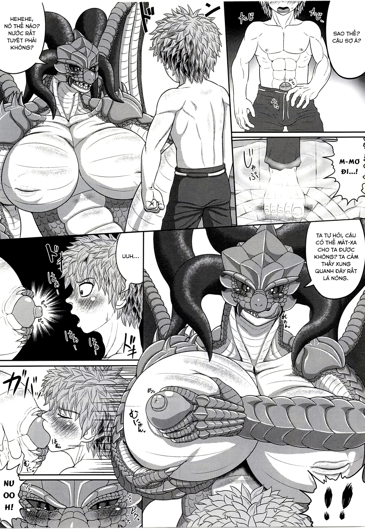 Đọc truyện hentai (Kemoket 6) Banouki Ryuumaouden - Oneshot