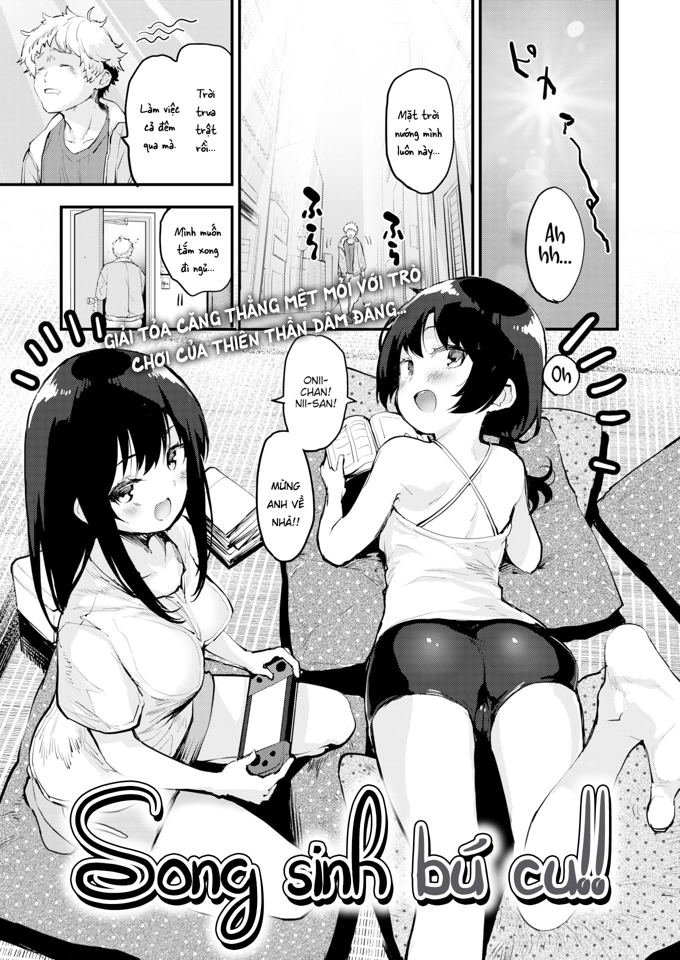 Đọc truyện hentai Song Sinh Bú Cu! - Oneshot