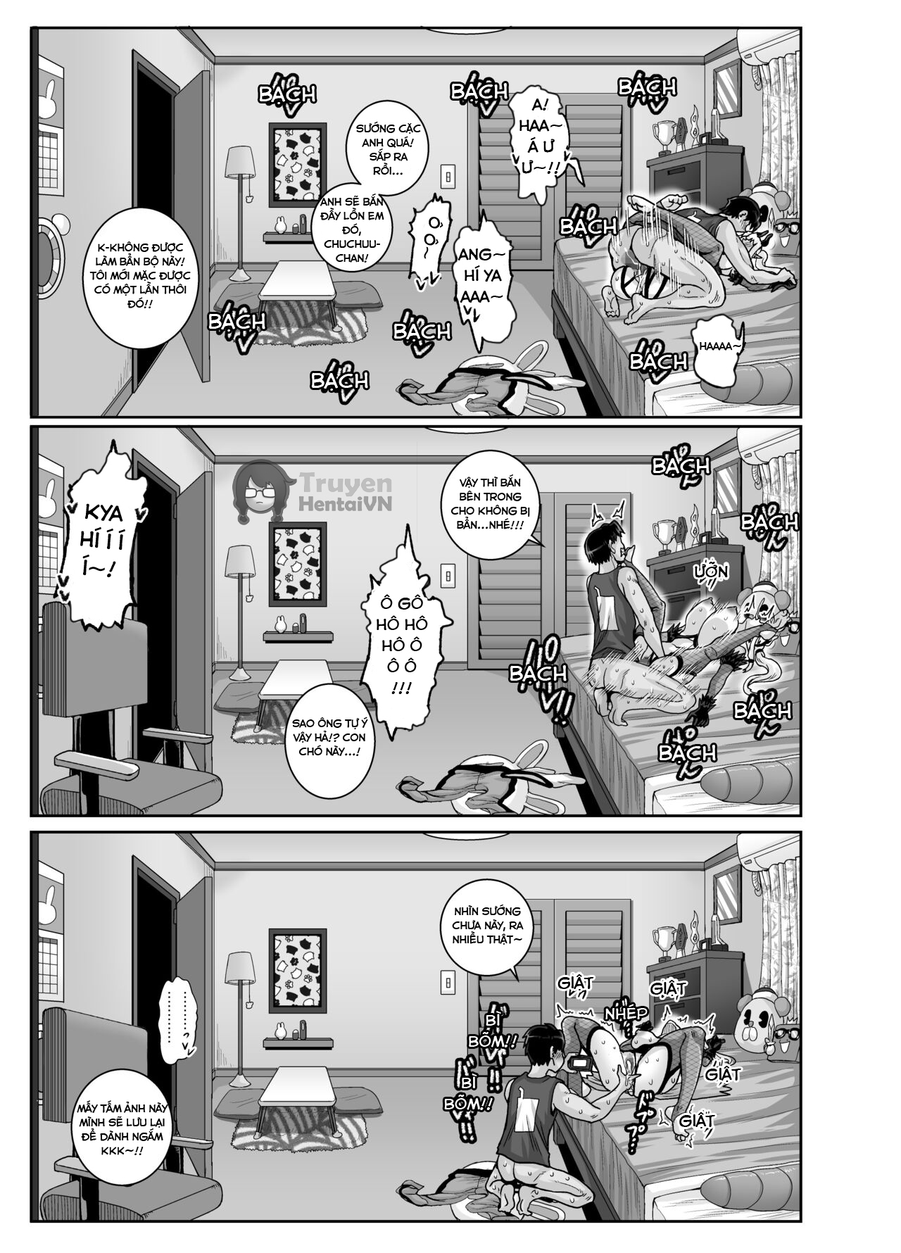 Đọc truyện hentai Dạy dỗ con em gái phiền phức này bằng cá chà bặc - Chap 3