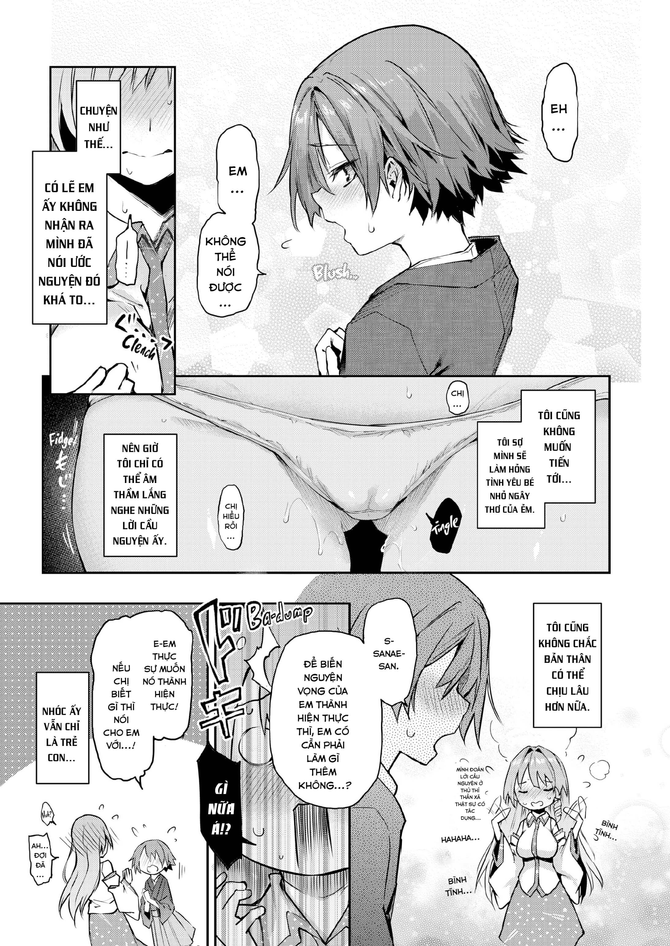 Đọc truyện hentai Ohyakudo Jouzu no Sanae-san (Touhou Project) - Oneshot